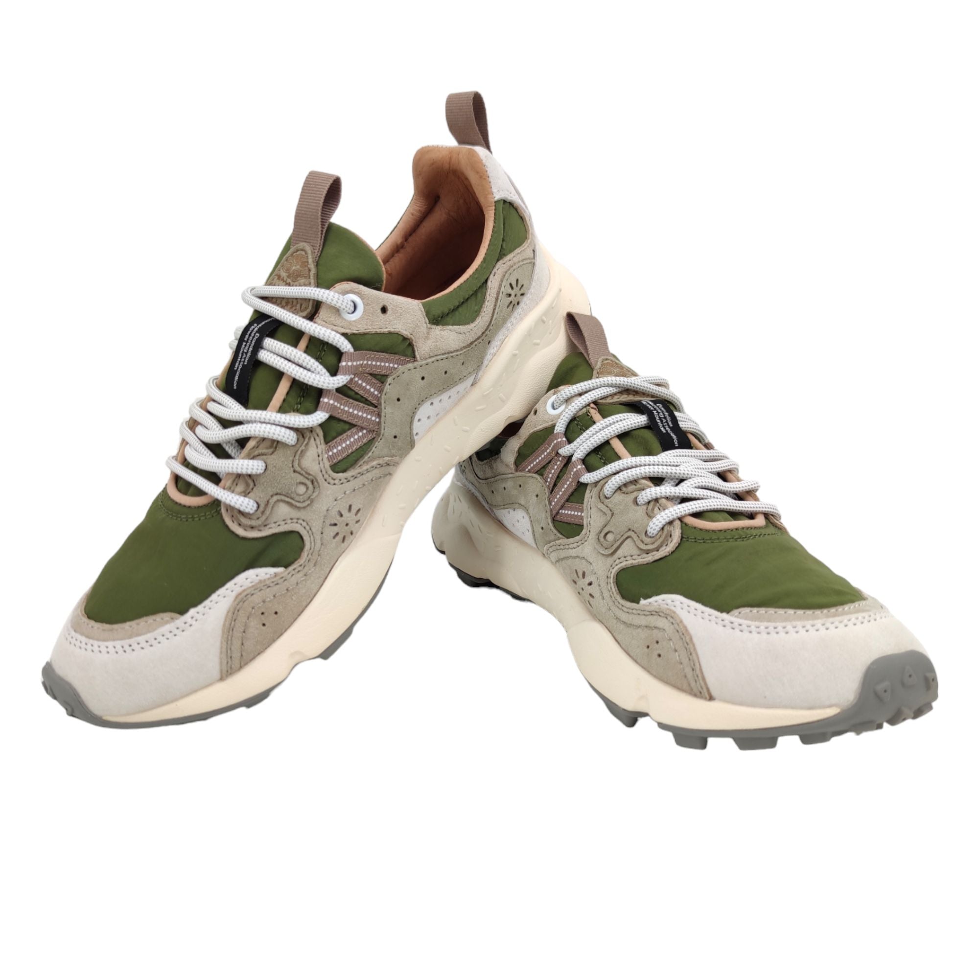 Flowermountain | Scarpe Yamano 3 Uomo Off White/Military/Green - Fabbrica Ski Sises