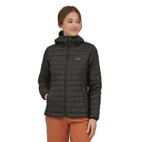 Women's Nano Puff Hoody Jacket Black 