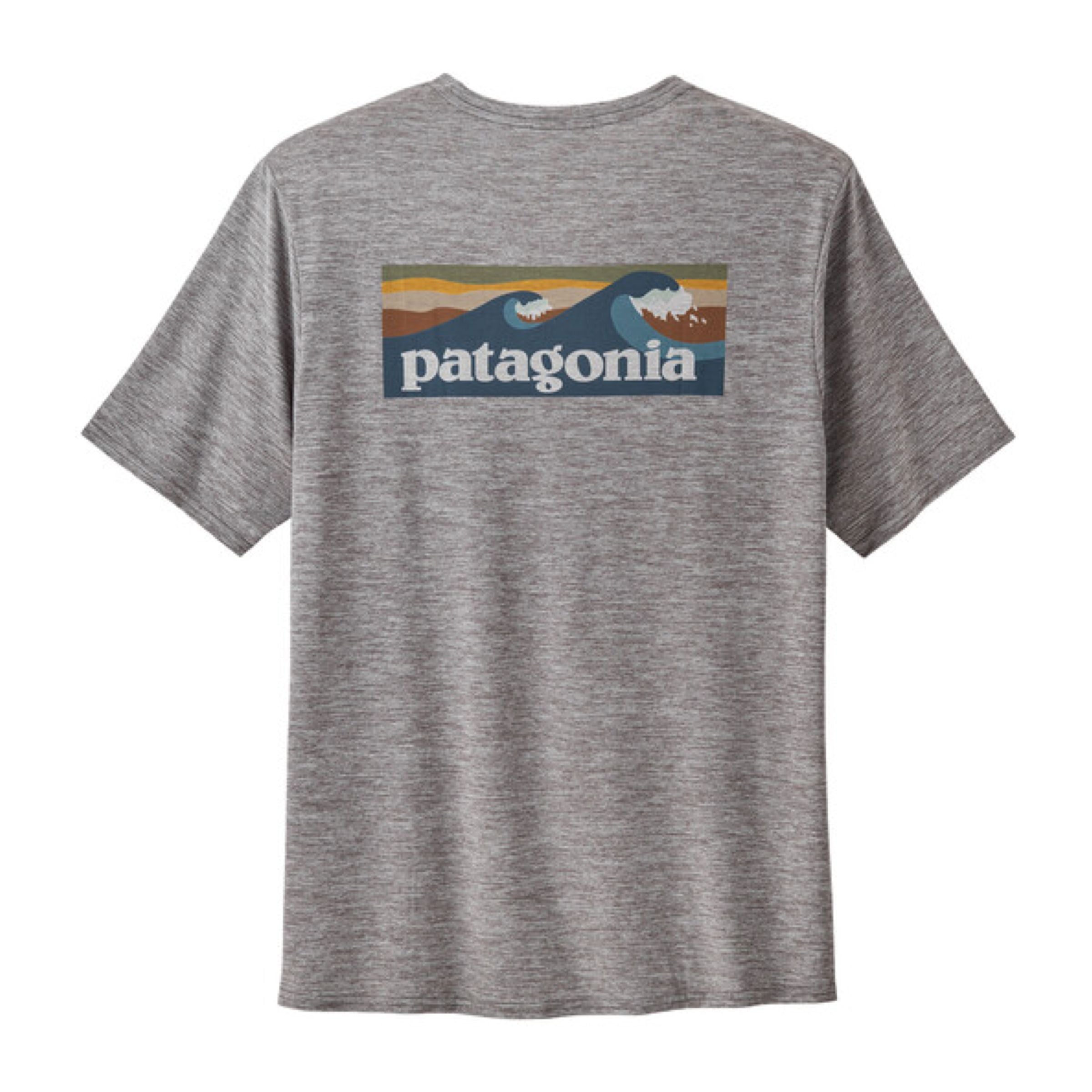 T-shirt Capilene Cool Daily Graphic Uomo Feather Grey