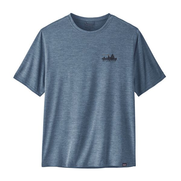 Men's Capilene Cool Daily Graphic T-shirt Skyline/Utility Blue 