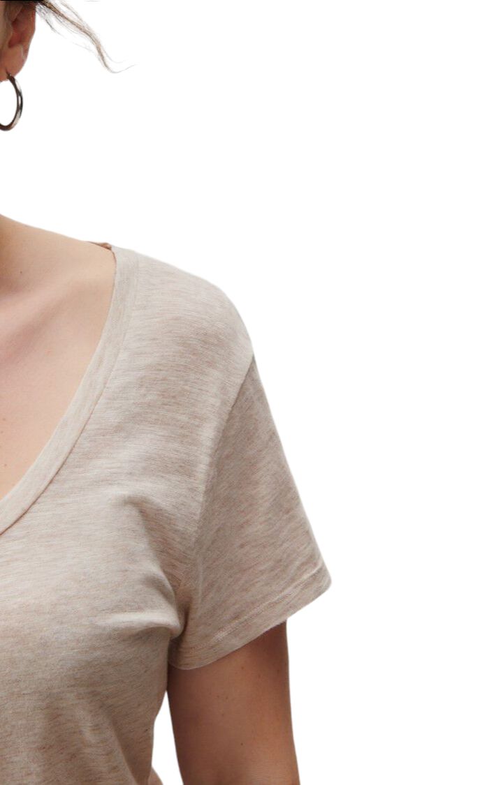 Women's Jacksonville Cropped T-shirt Creme Melange 