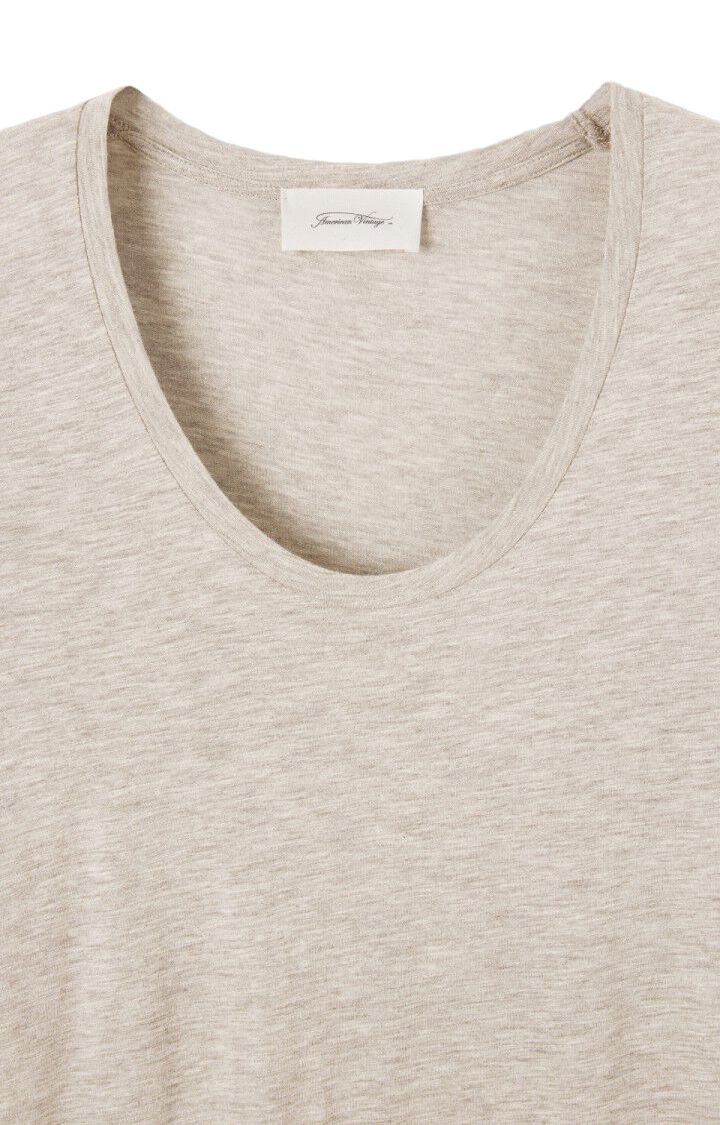 T-shirt Jacksonville Cropped Donna Creme Melange