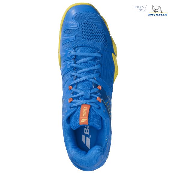 Men's Movea Tennis Shoes French Blue/Vibrant Yellow 