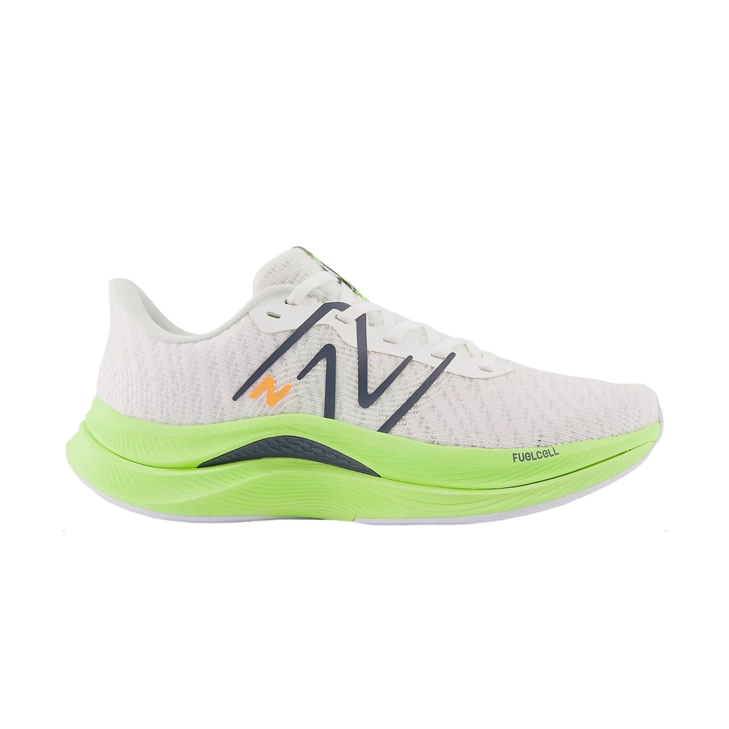 Women's FuelCell Propel v4 Shoes White/Bleached Lime/Graphite 