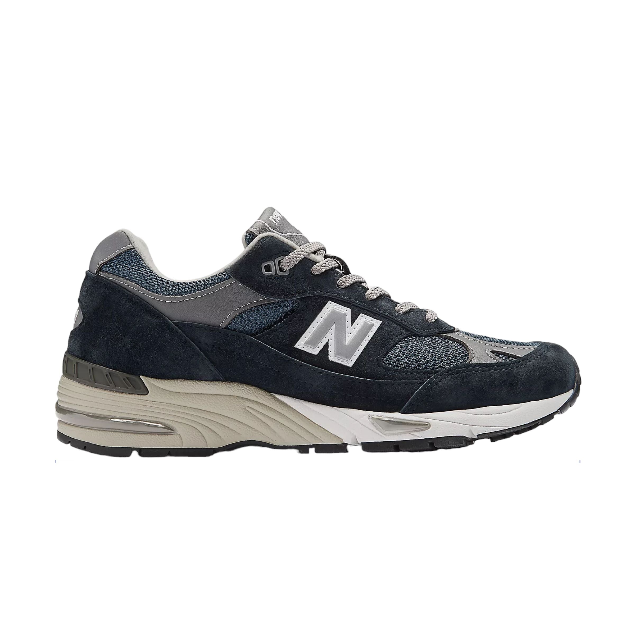 Men's 991v1 Shoes Navy/White/Silver 