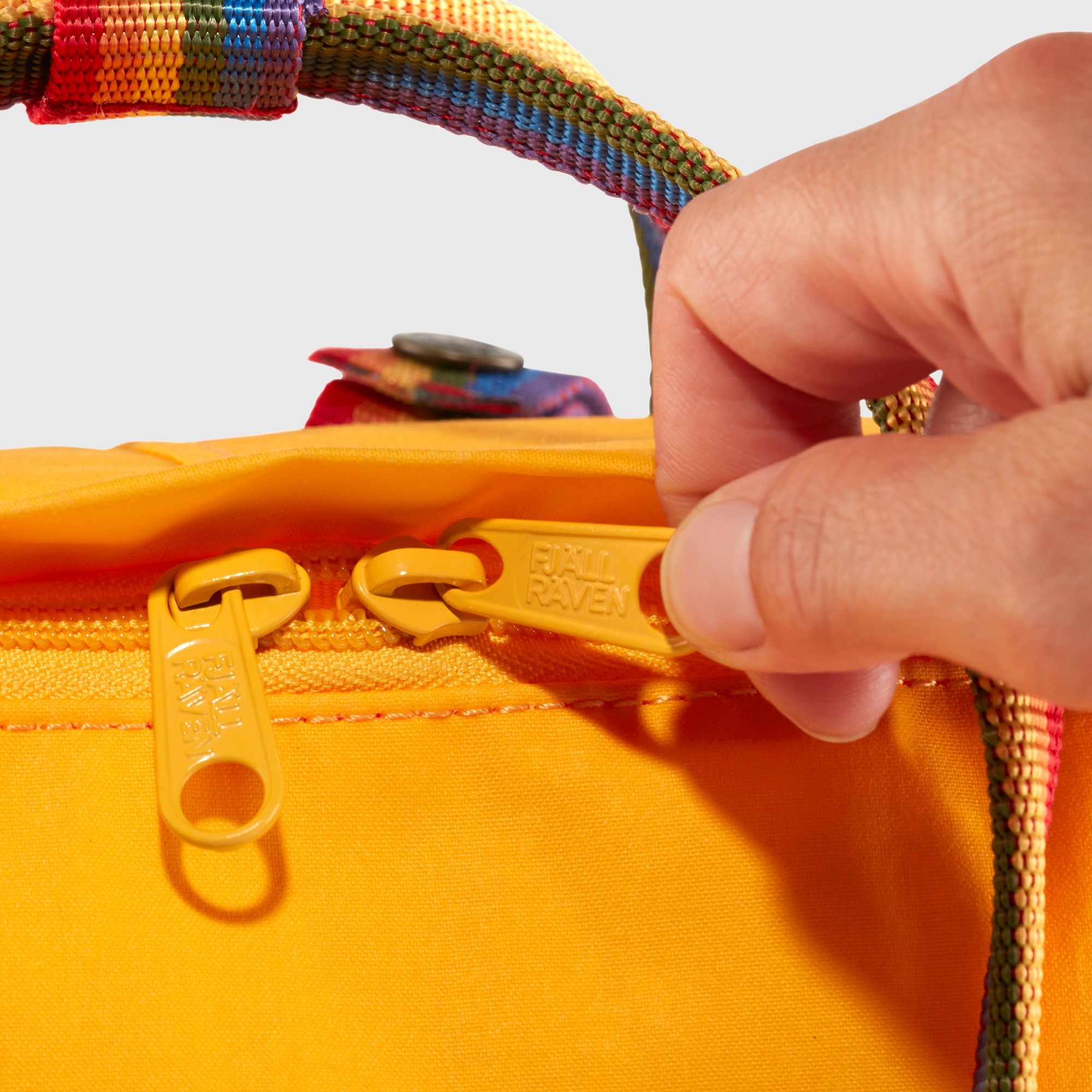 Kanken Rainbow Backpack Warm Yellow 