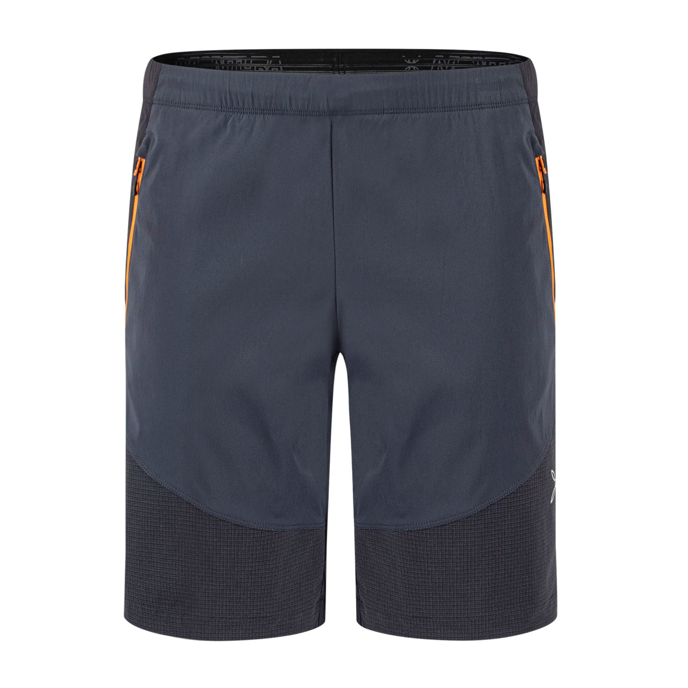 Men's Falcade Shorts Antracite/Mandarino 