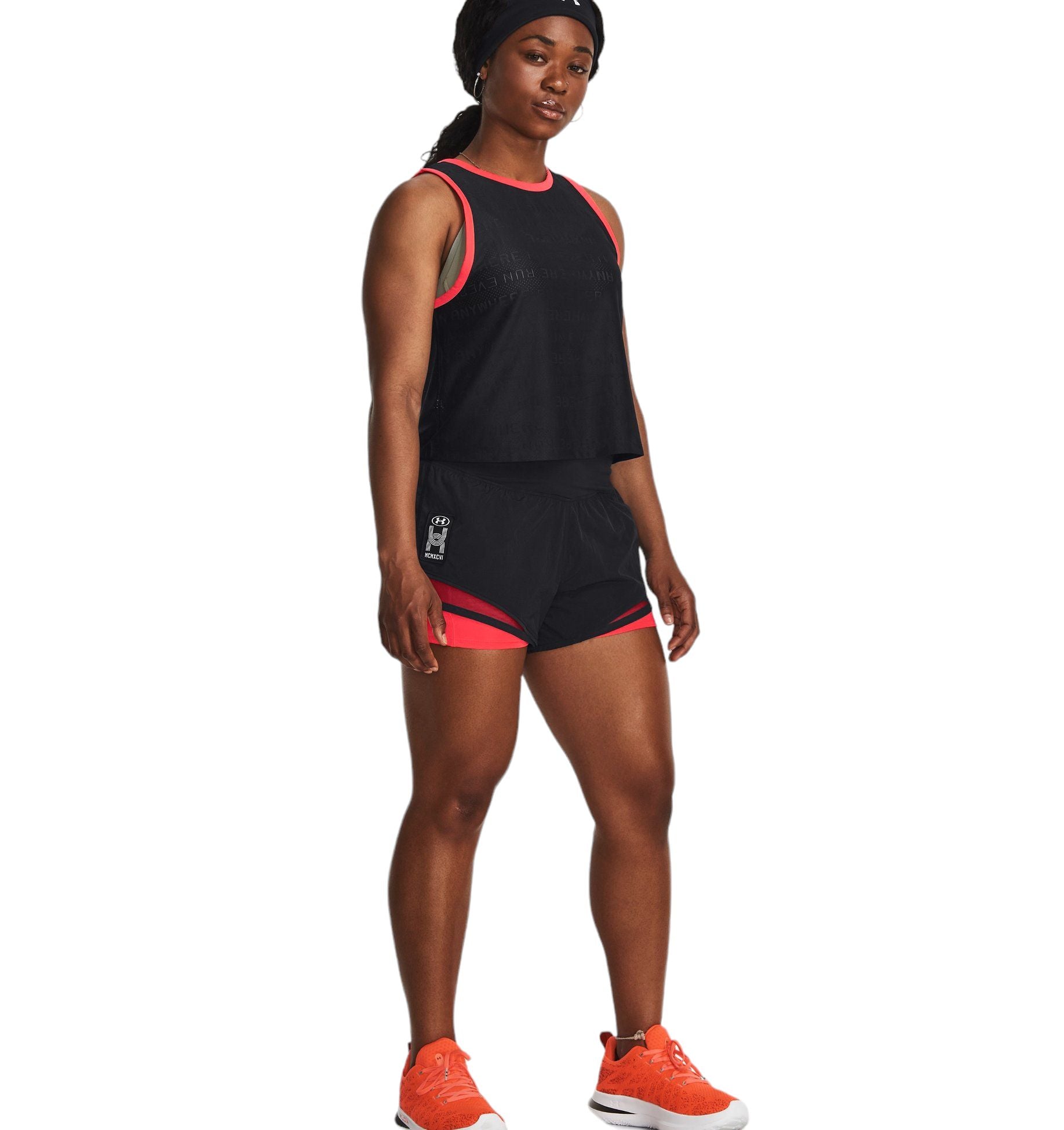 Women's Run Everywhere Shorts Black/Beta 