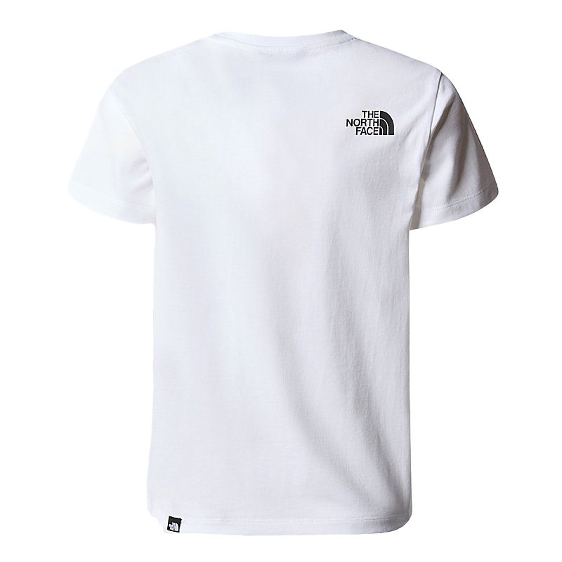 T-shirt Easy Bambino White/Asphalt Grey Buldering