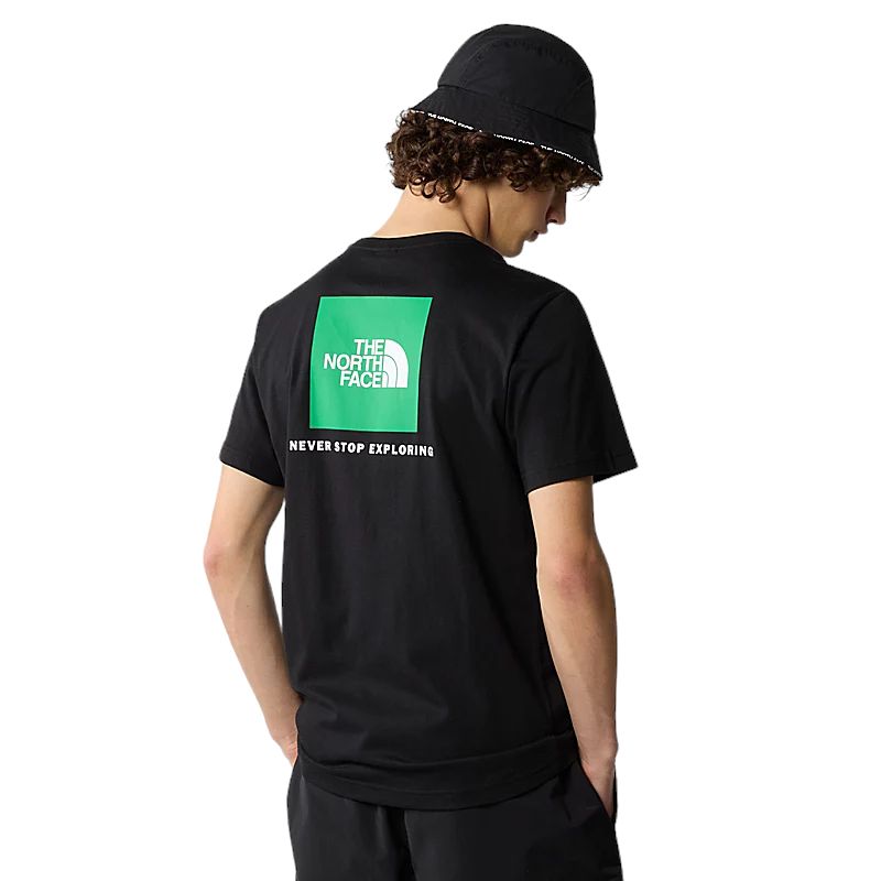 Men's Redbox T-shirt Black/Optic Emerald 