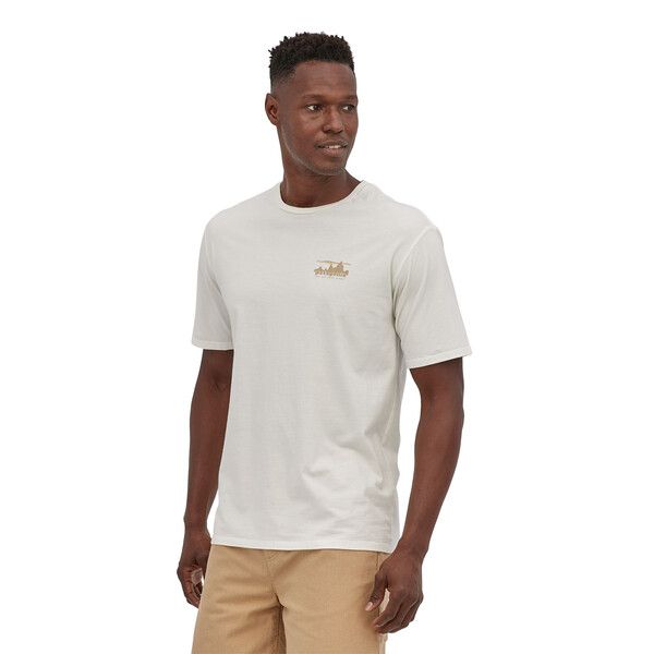 Men's Skyline Organic T-shirt Birch White 