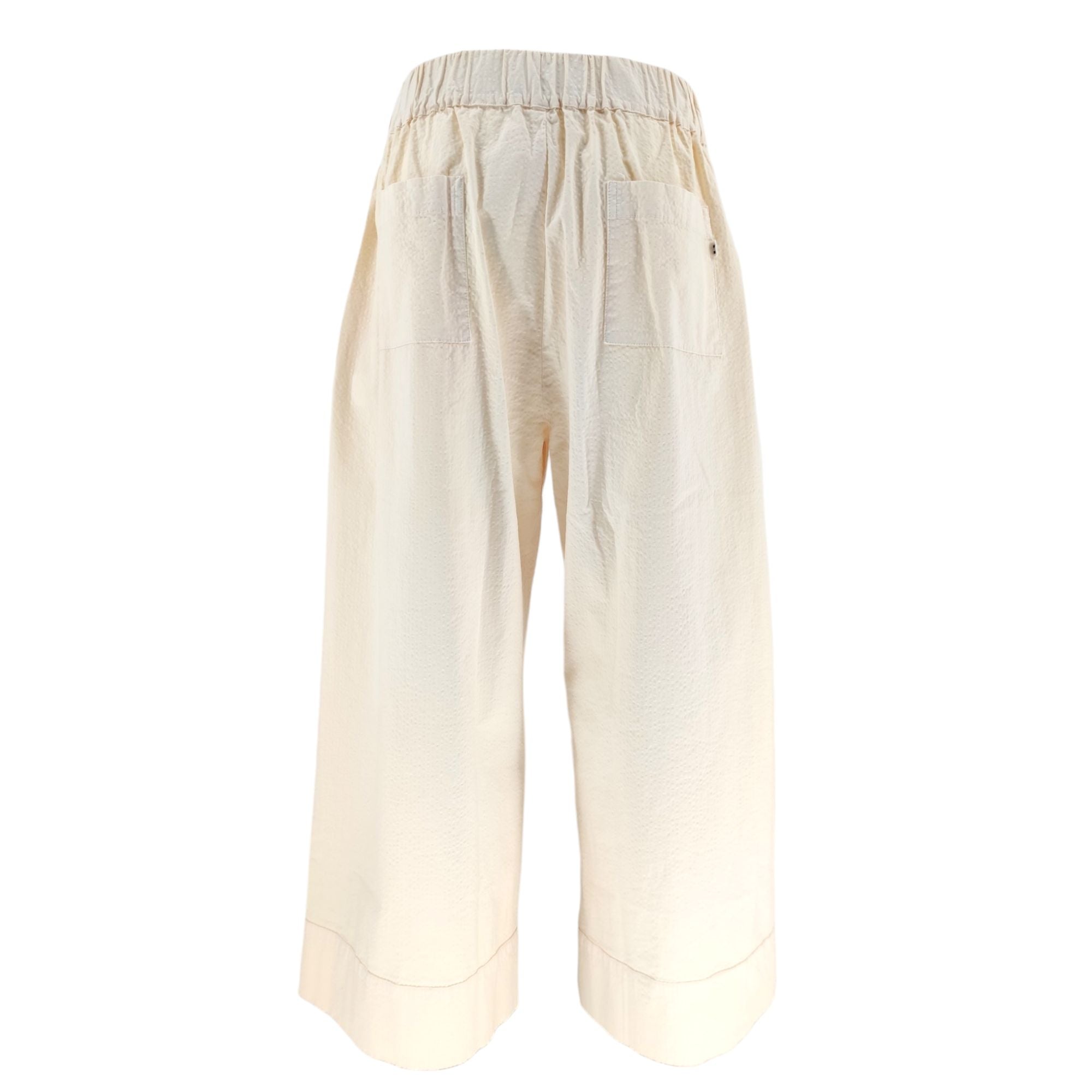 Pantaloni Wide Donna Sand