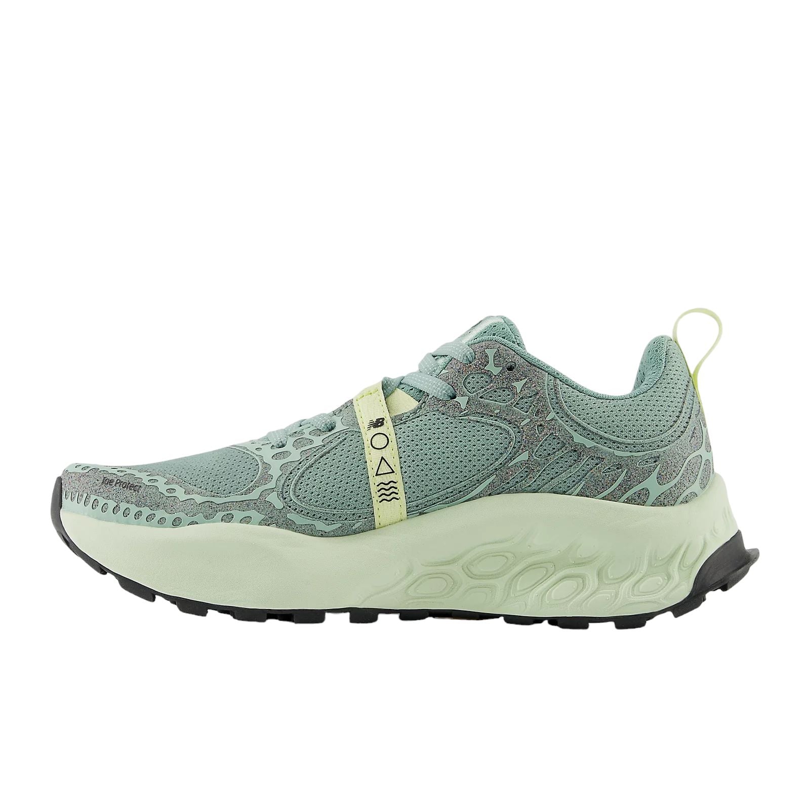 Women's Fresh Foam X Hierro V8 Shoes Salt Marsh/Limelight/Water Cress 