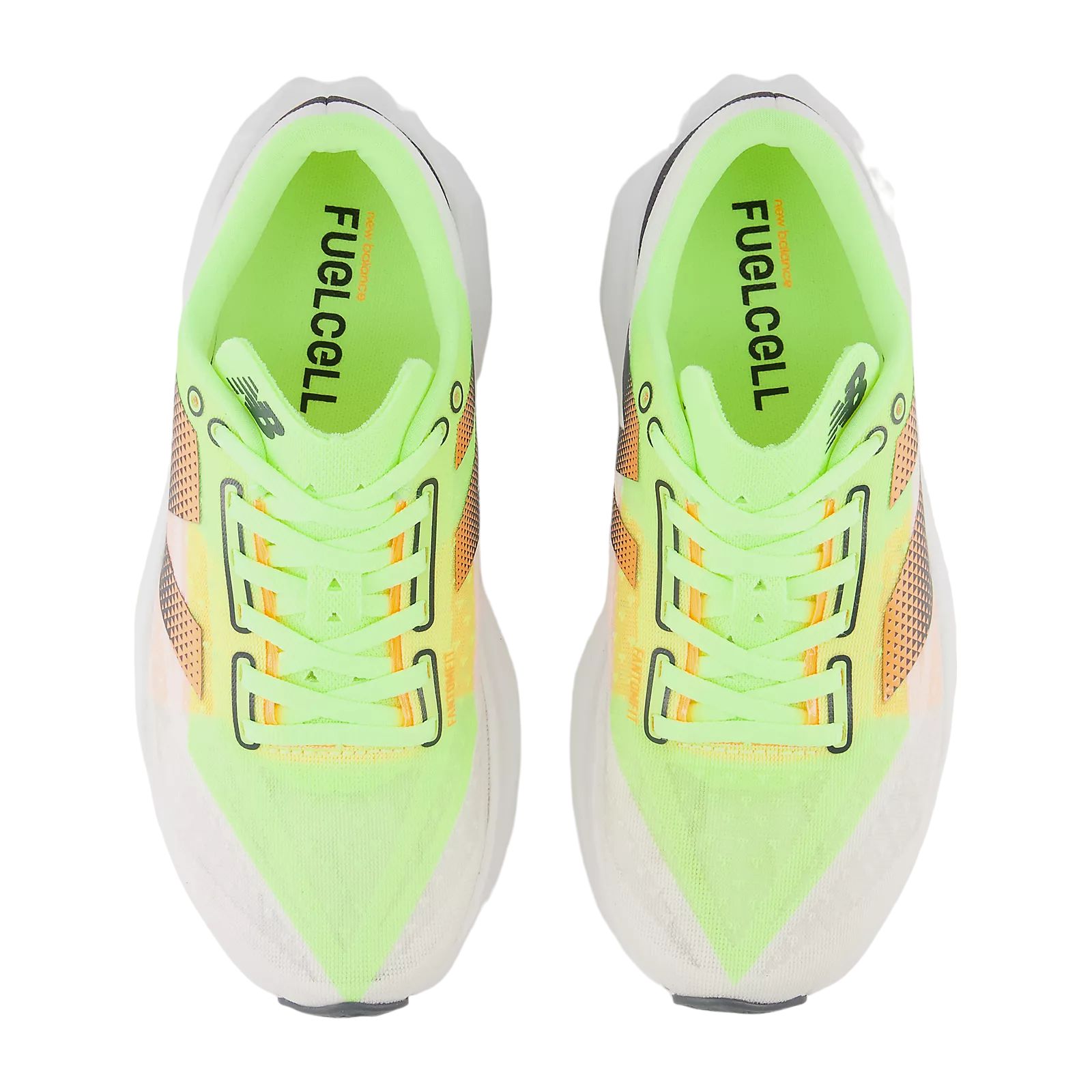 Scarpe FuelCell Rebel v4 Uomo White/Bleached Lime/Hot Mango