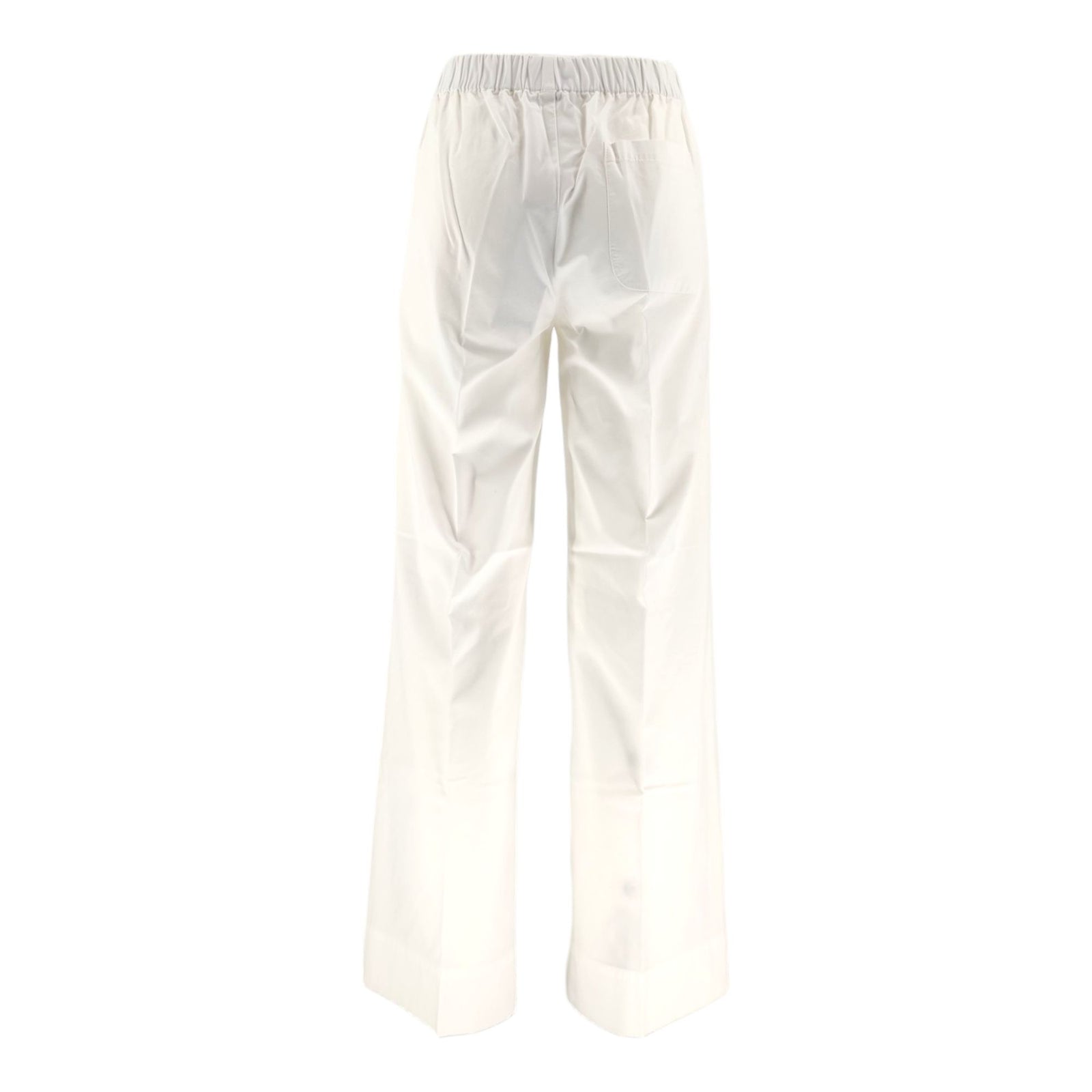True Nyc | Pantaloni Pensil Light Gabardina Donna Ivory - Fabbrica Ski Sises