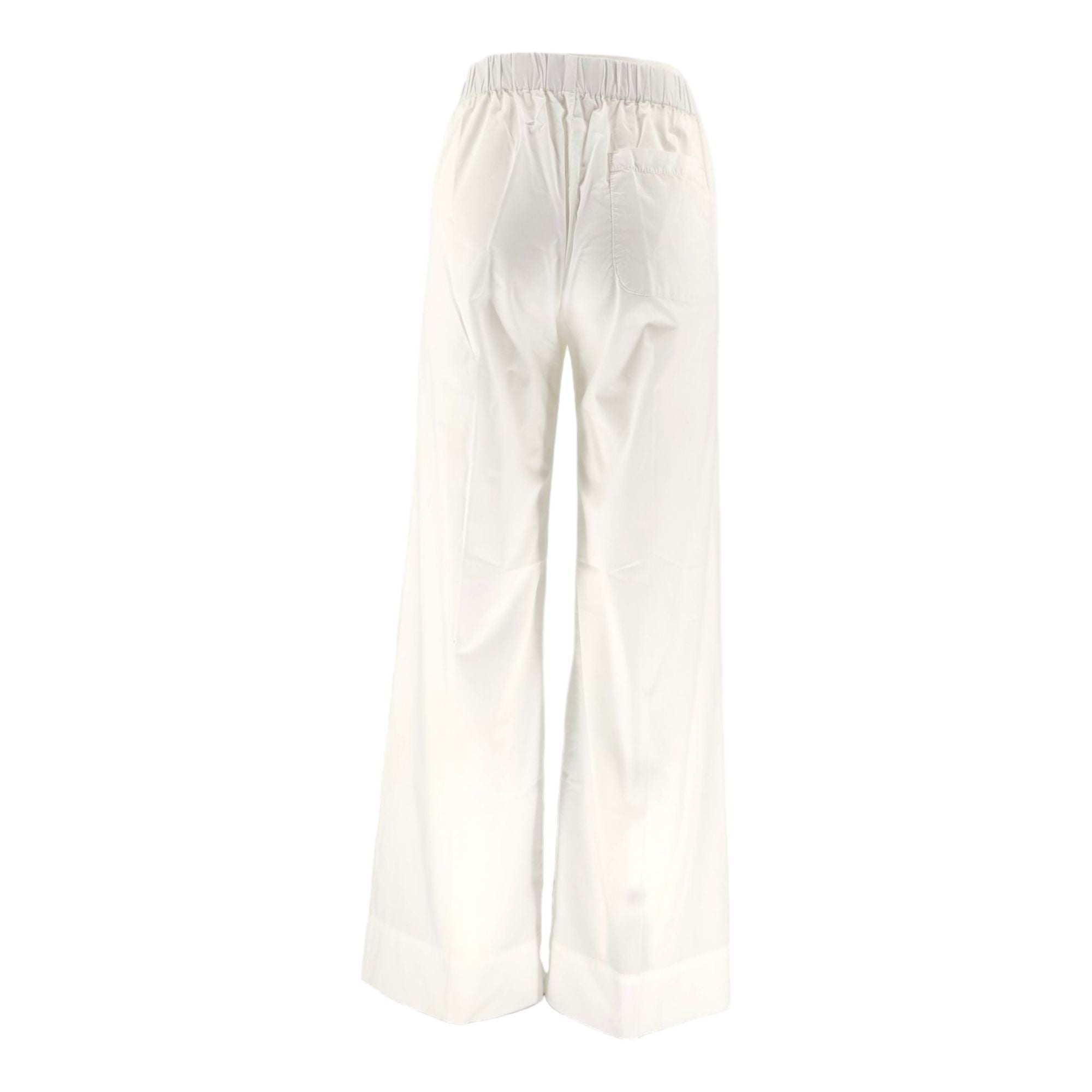 Women's Pensil Supima Trousers Ivory 