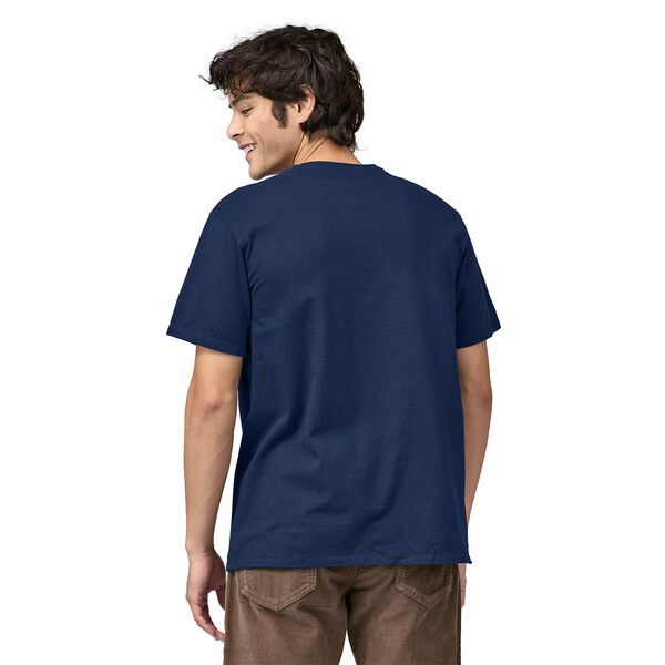 T-shirt Fitz Roy Icon Responsibili Uomo Lagom Blue