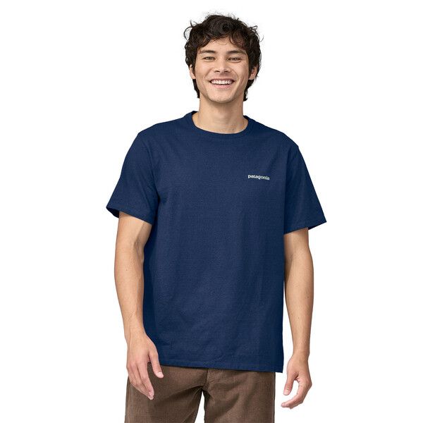 Men's Fitz Roy Icon Responsibili T-shirt Lagom Blue 