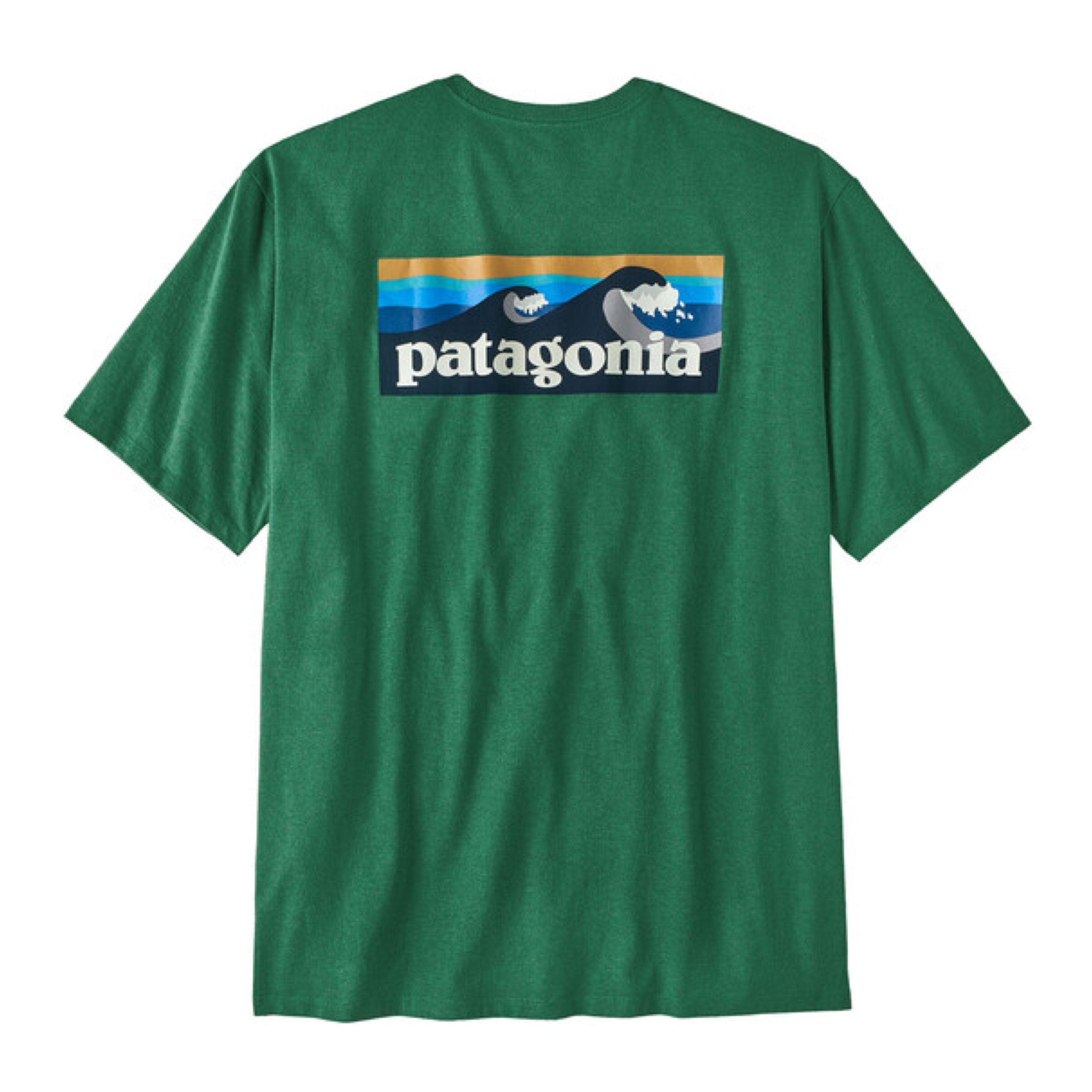 T-shirt Boardshort Logo Pocket Uomo Gather Green