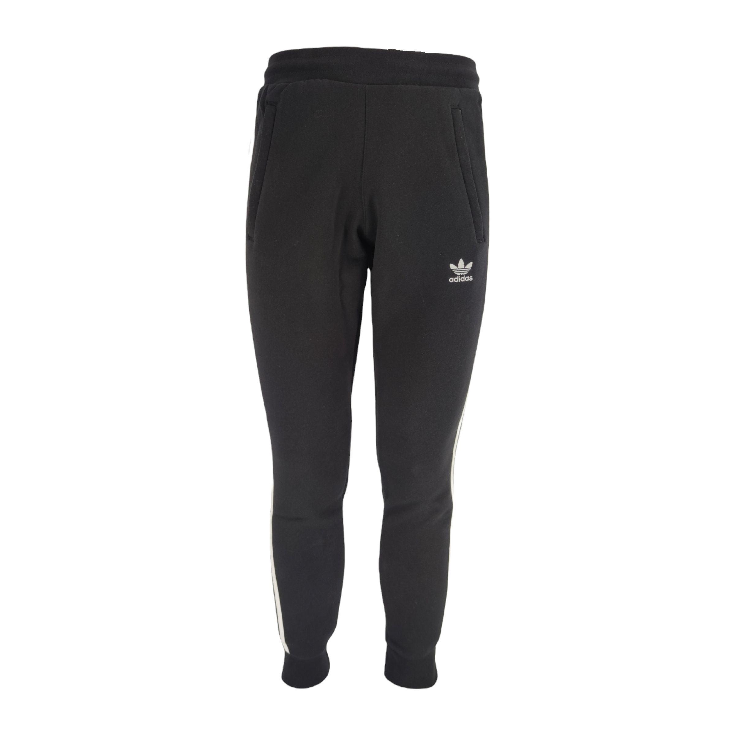 Adidas | Pantaloni 3 Stripes Uomo Black/White - Fabbrica Ski Sises