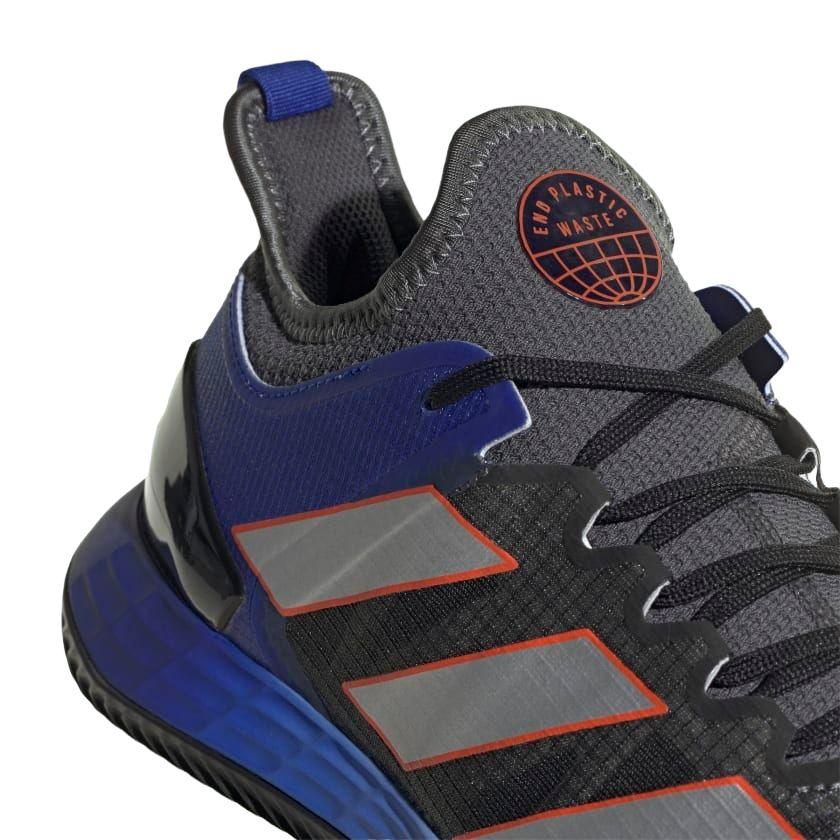 Adidas | Scarpe Adizero Ubersonic 4 Uomo Grey Six/Silver Metallic/Solar Red - Fabbrica Ski Sises