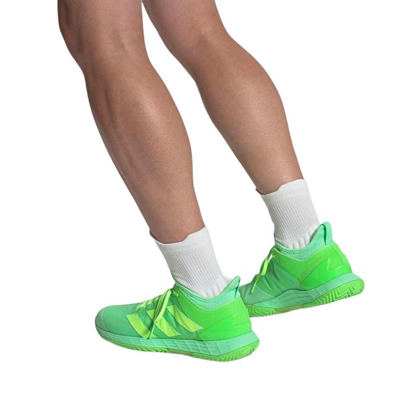 Adidas | Scarpe da Tennis Adizero Ubersonic 4 Uomo Beam Green/Signal Green/Solar Green - Fabbrica Ski Sises