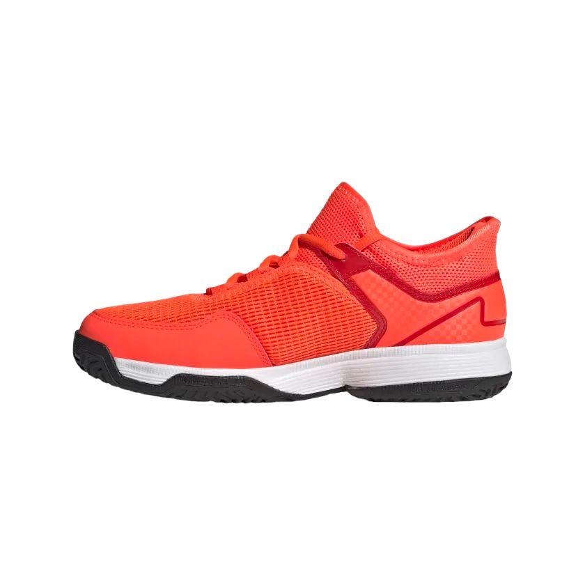 Adidas | Scarpe da Tennis Ubersonic 4 K Solar Red/Silver Metallic/Blue Fusion - Fabbrica Ski Sises