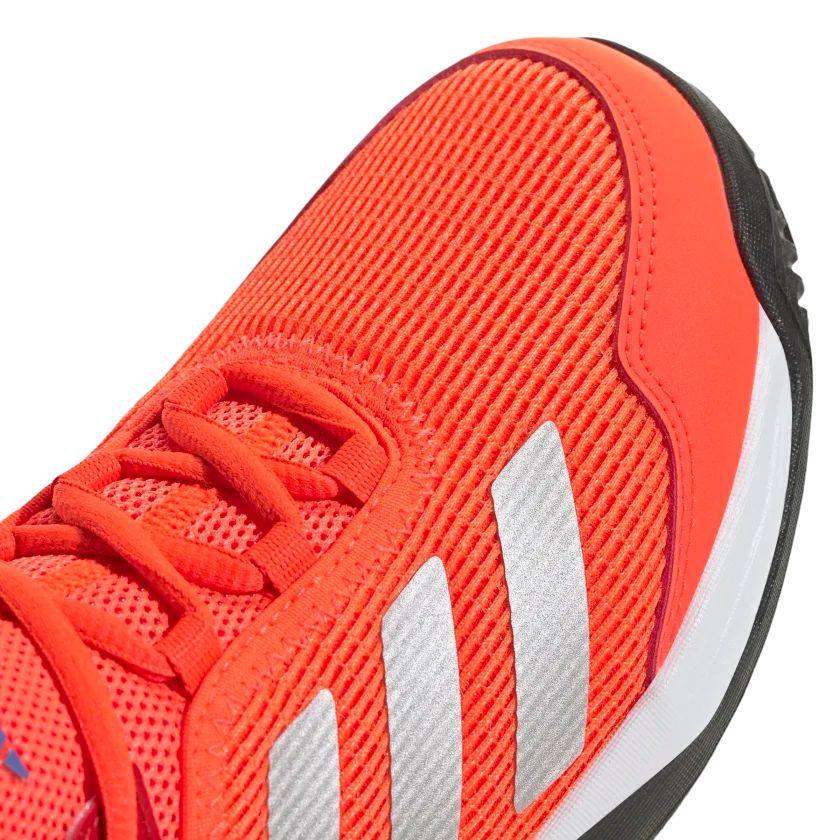 Adidas | Scarpe da Tennis Ubersonic 4 K Solar Red/Silver Metallic/Blue Fusion - Fabbrica Ski Sises