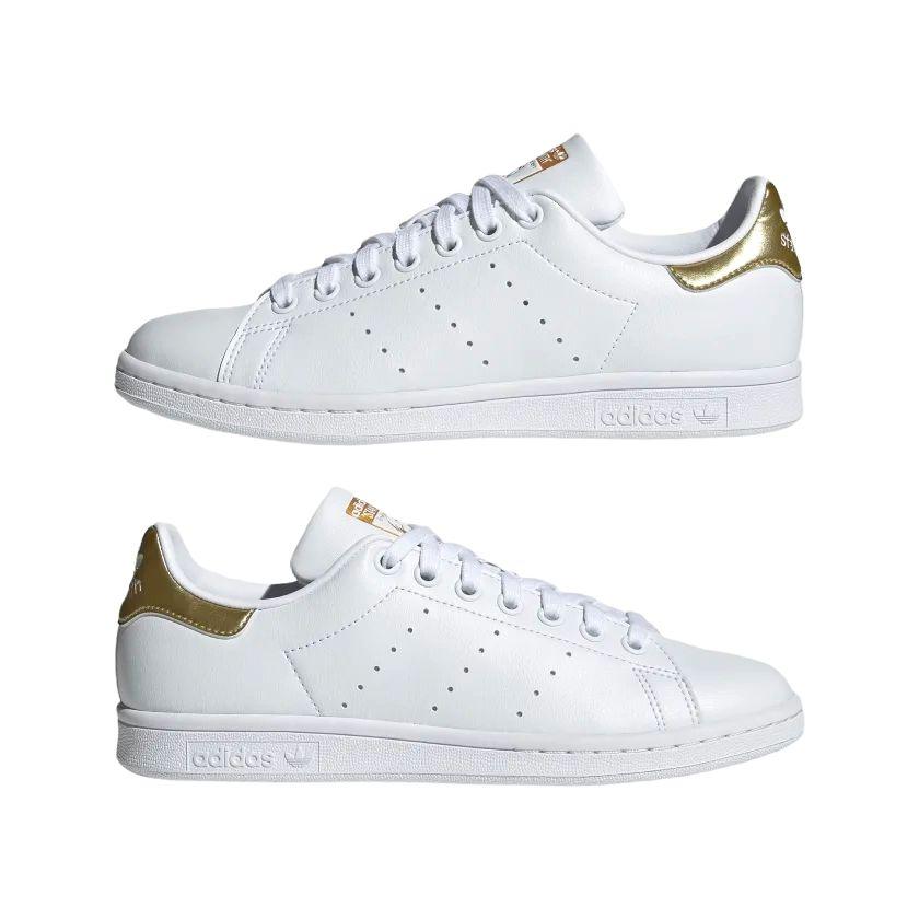 Adidas | Scarpe Stan Smith Donna Cloud White/Cloud White/Gold Metallic - Fabbrica Ski Sises