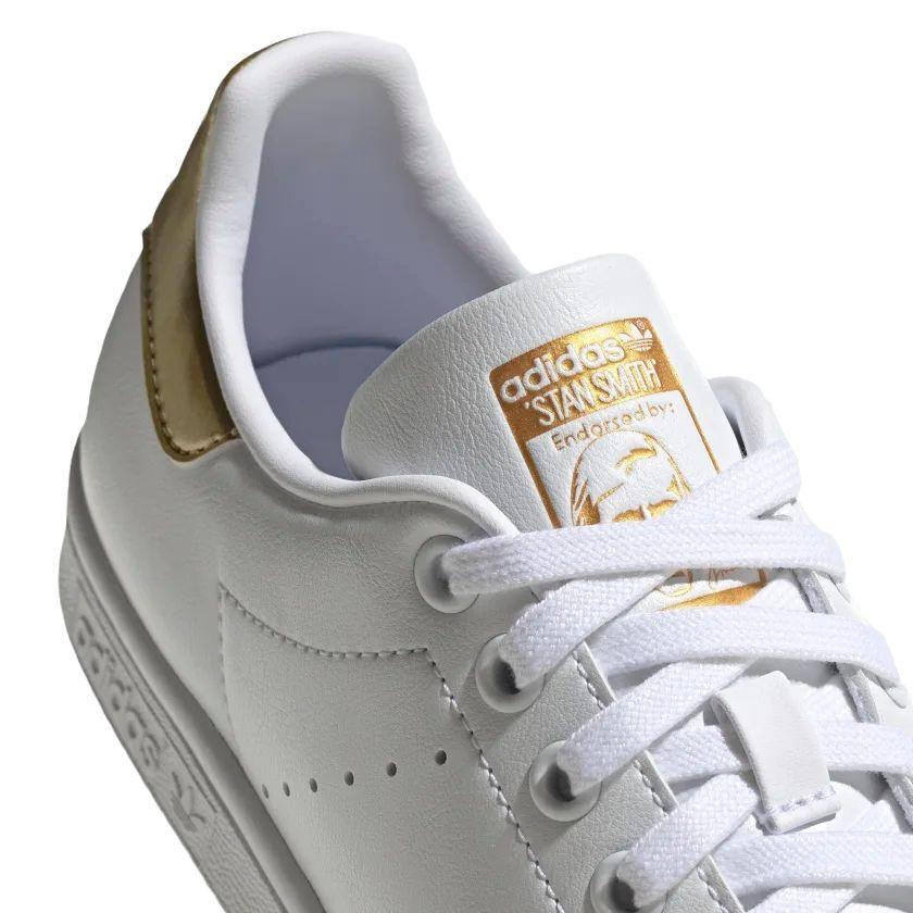 Adidas | Scarpe Stan Smith Donna Cloud White/Cloud White/Gold Metallic - Fabbrica Ski Sises