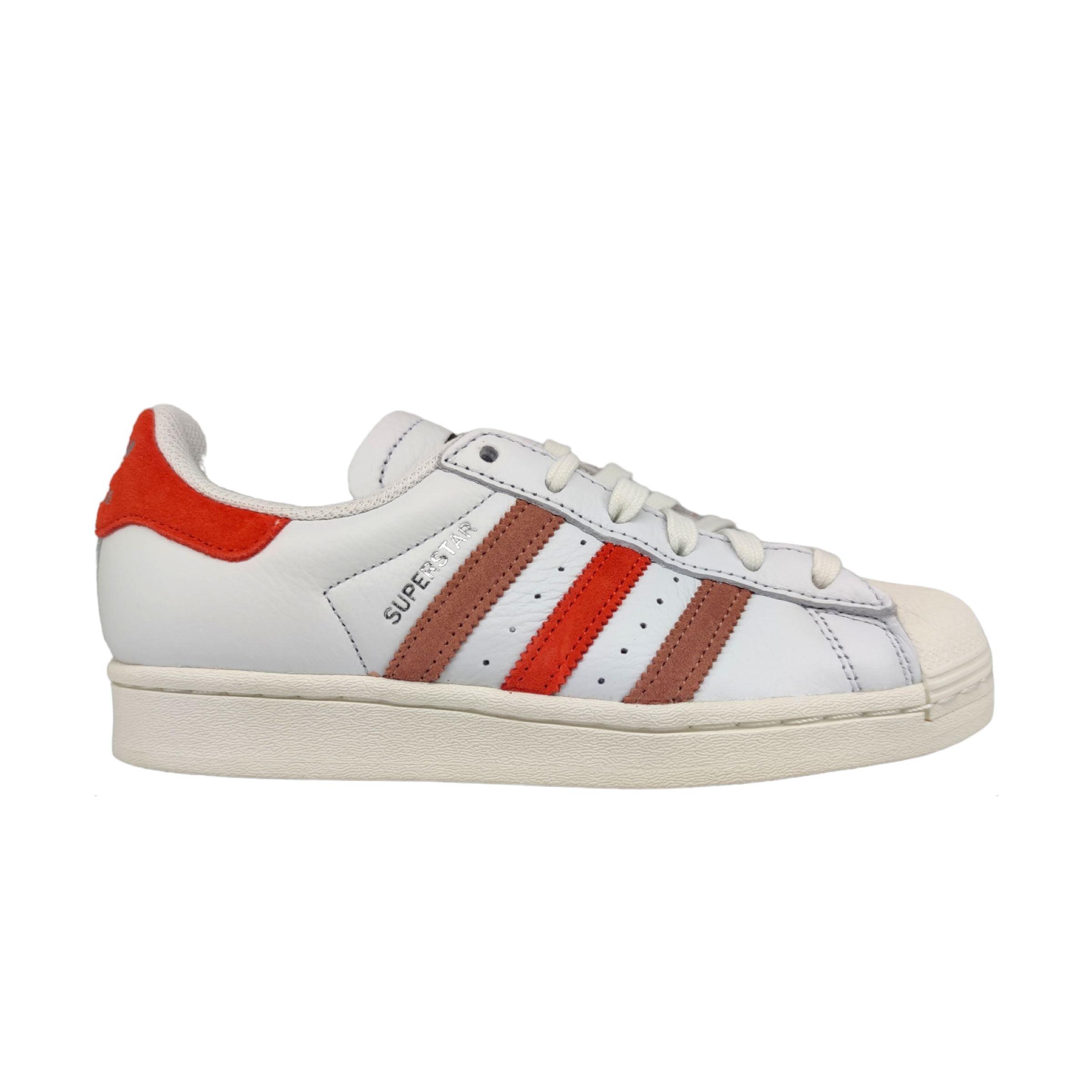 Superstar cloud white  collegiate navy  red sale