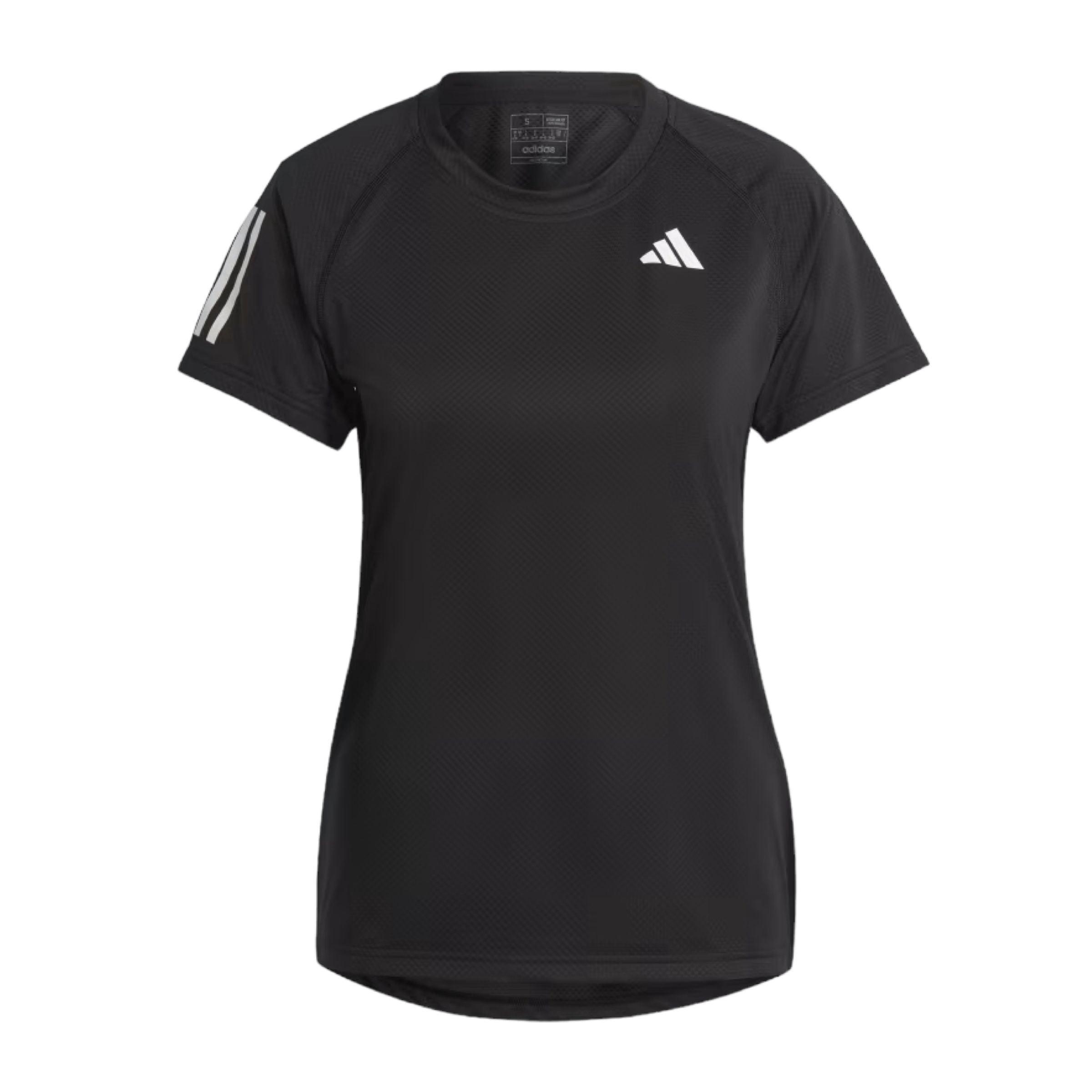 Adidas | T-shirt Club Donna Black - Fabbrica Ski Sises