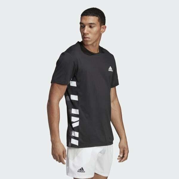 Adidas | T-shirt Escouade Uomo Nera - Fabbrica Ski Sises