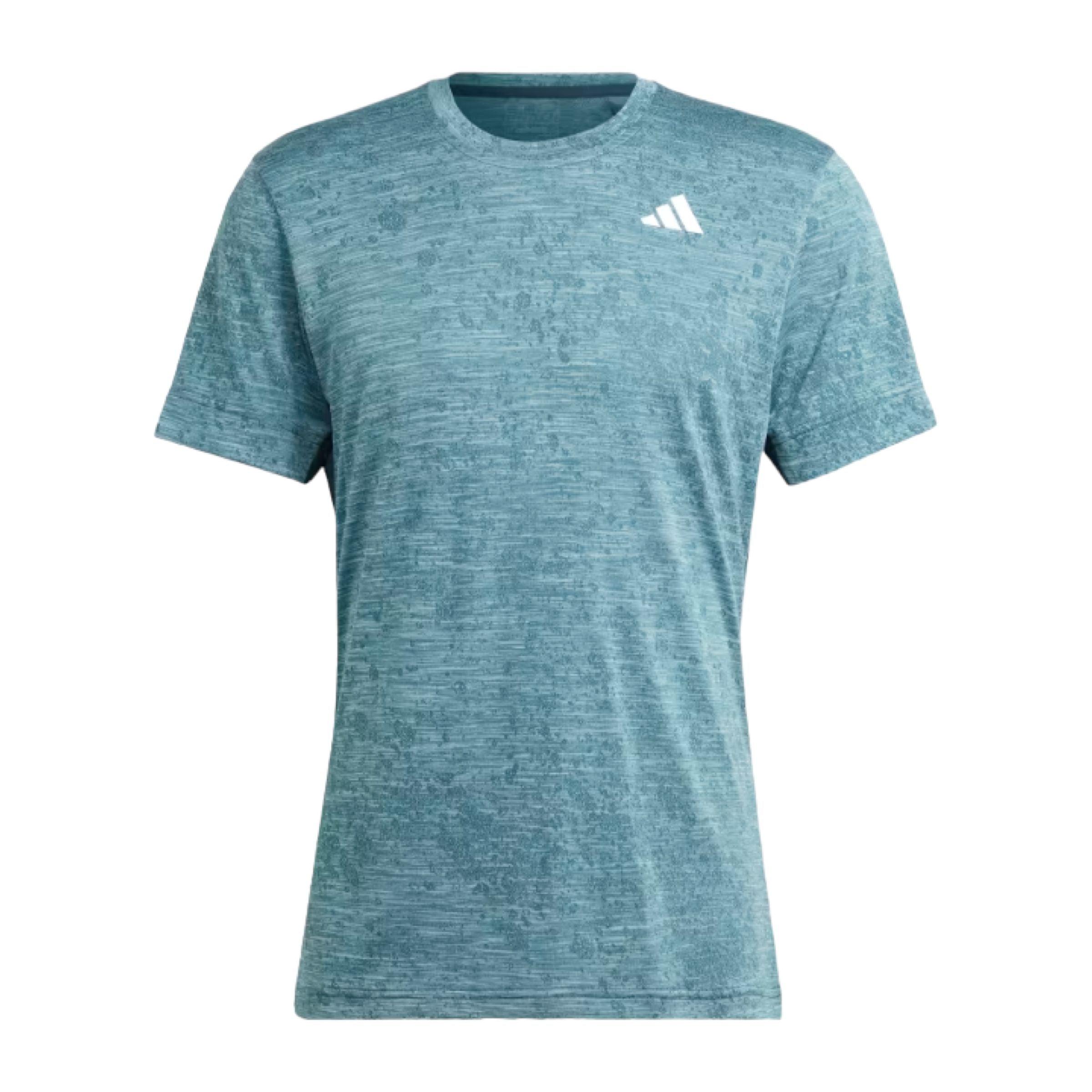 Adidas | T-shirt Freelift Uomo Arctic Night/Light Aqua - Fabbrica Ski Sises