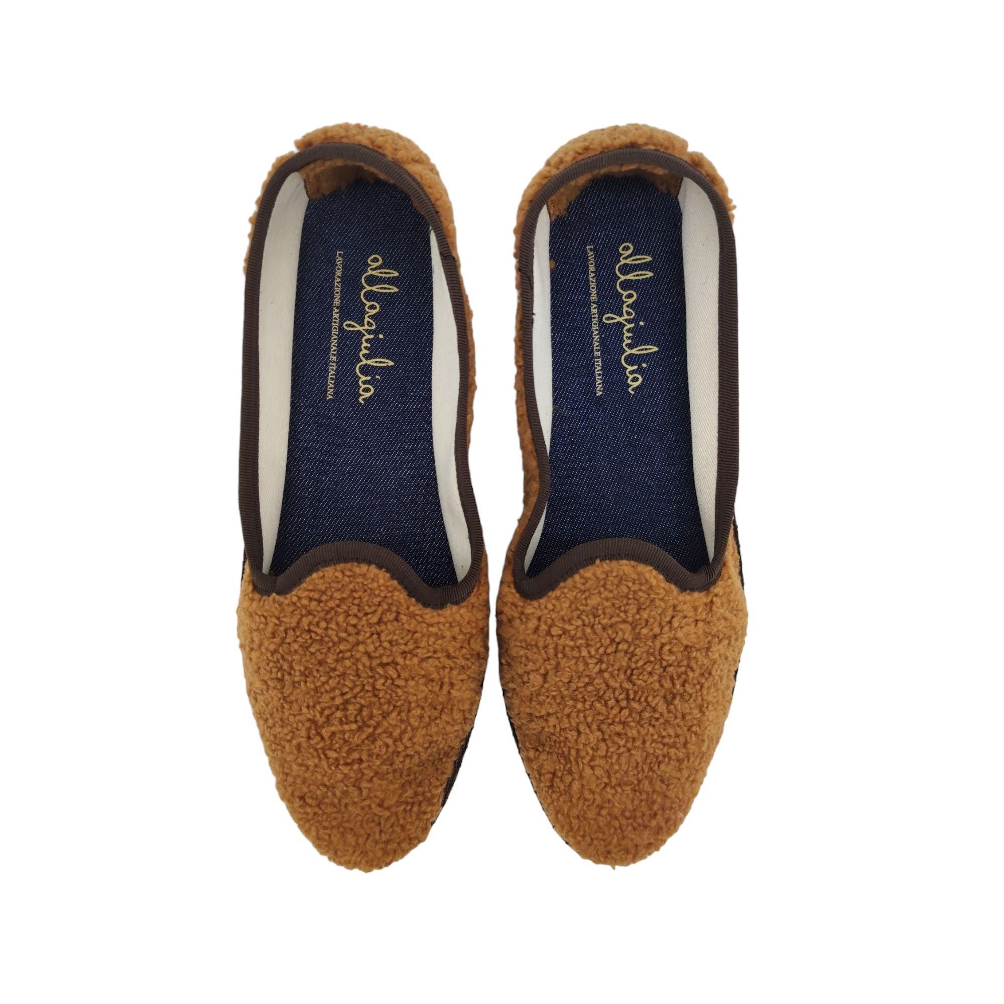 Allagiulia | Scarpe Pantelleria Sherpa Donna Cognac - Fabbrica Ski Sises