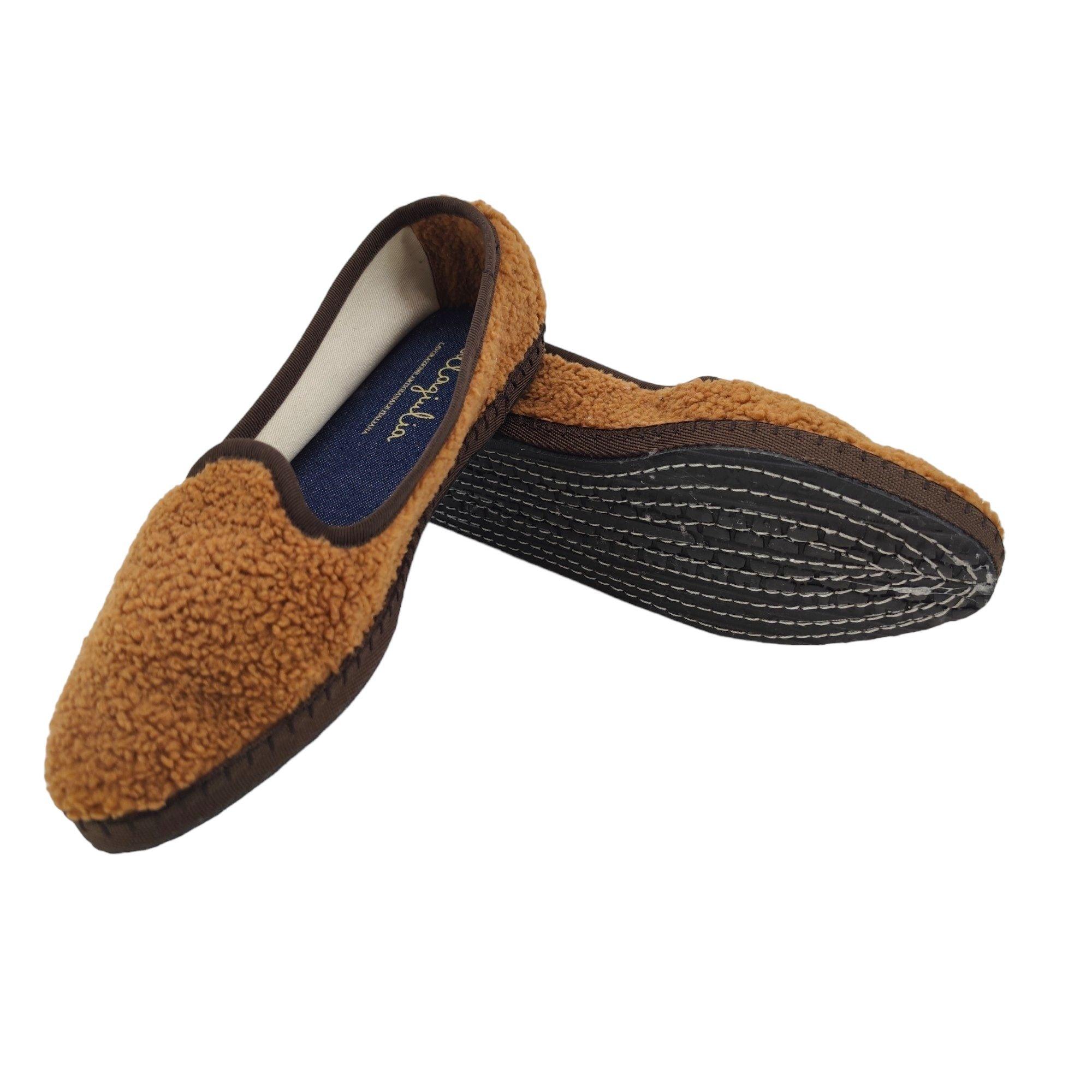 Allagiulia | Scarpe Pantelleria Sherpa Donna Cognac - Fabbrica Ski Sises