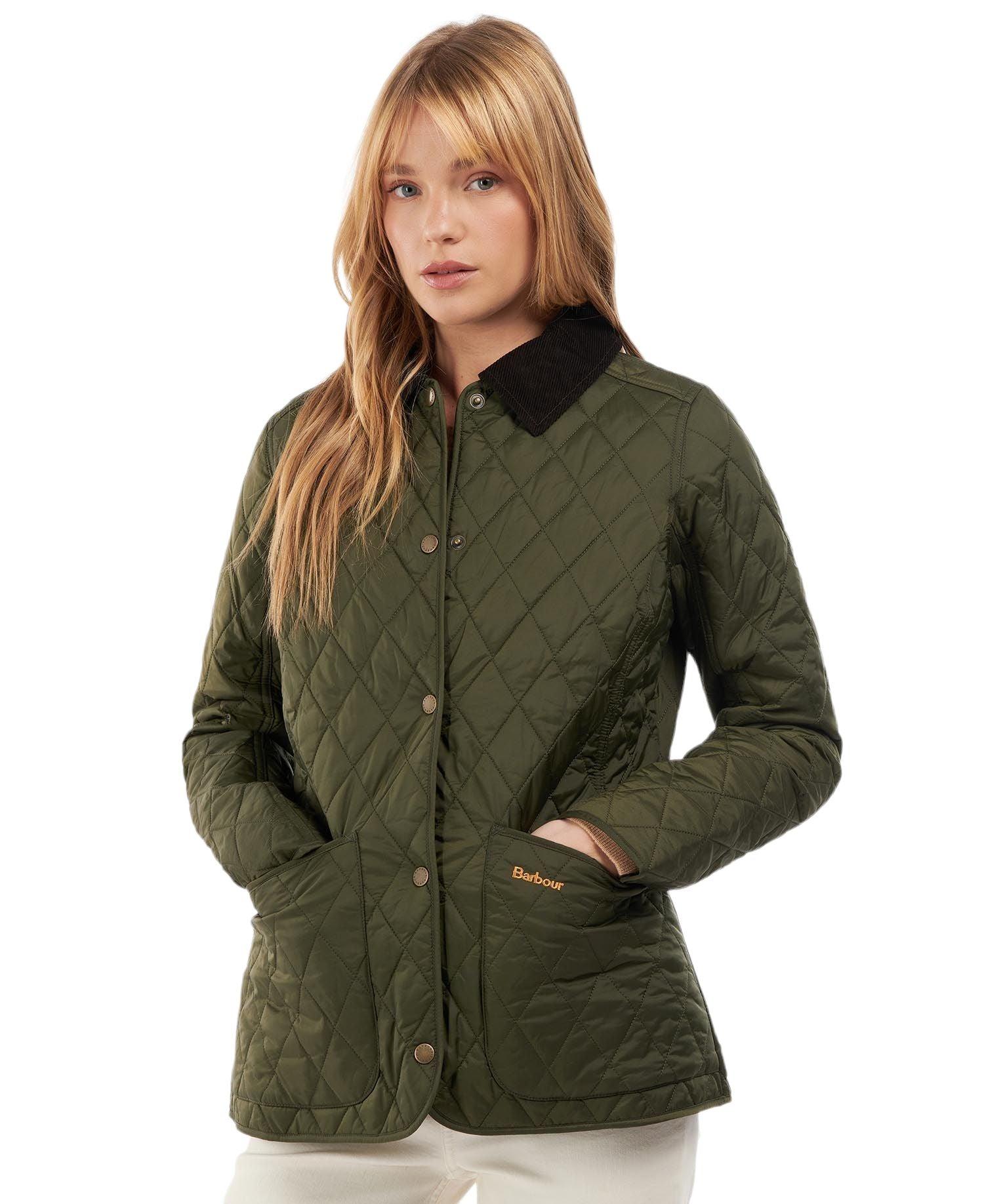 Barbour | Giacca Annandale Donna Olive - Fabbrica Ski Sises