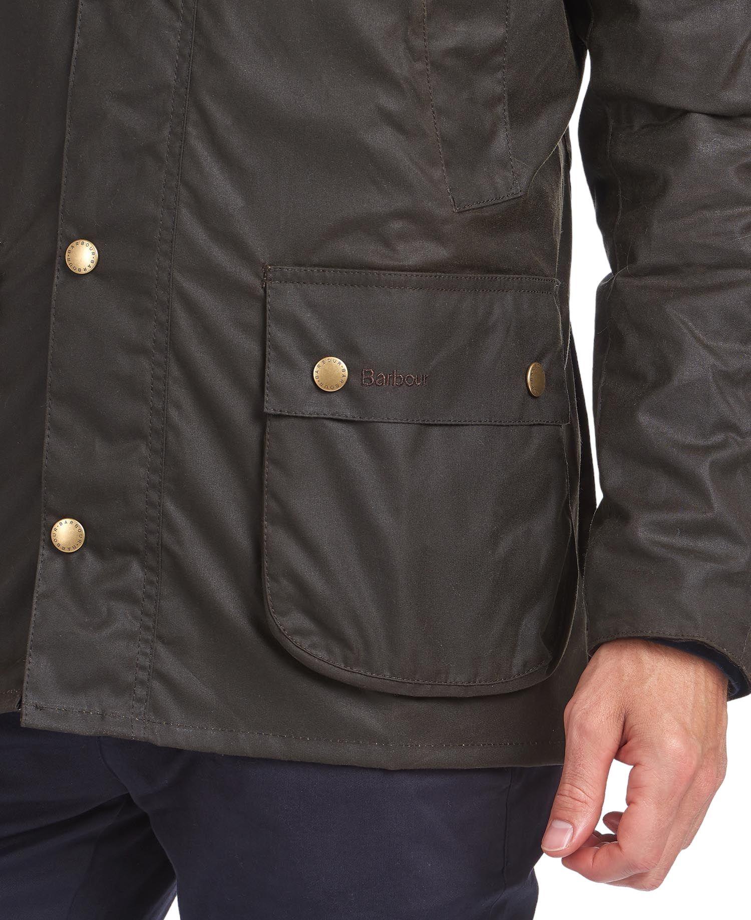 Barbour | Giacca Ashby Wax Uomo Olive Green - Fabbrica Ski Sises