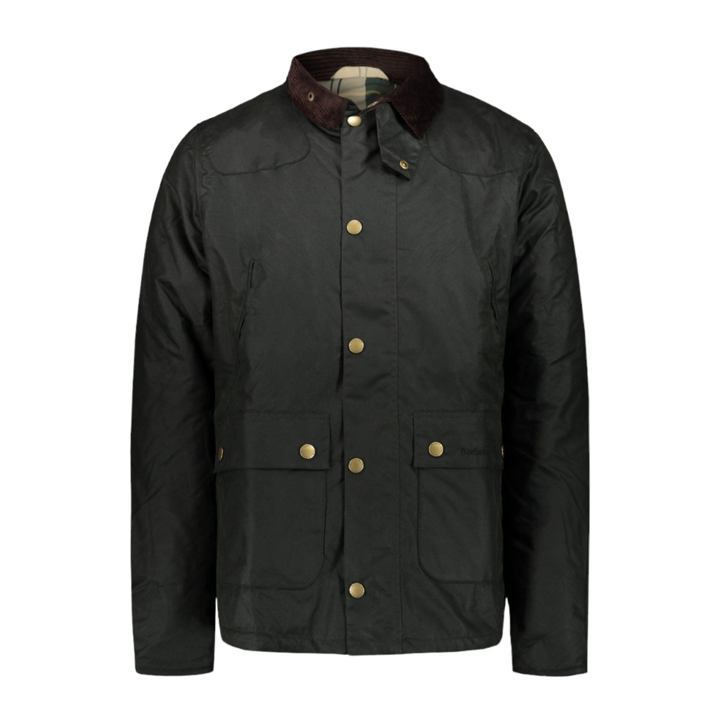 Barbour | Giacca Reelin Wax Uomo Sage - Fabbrica Ski Sises