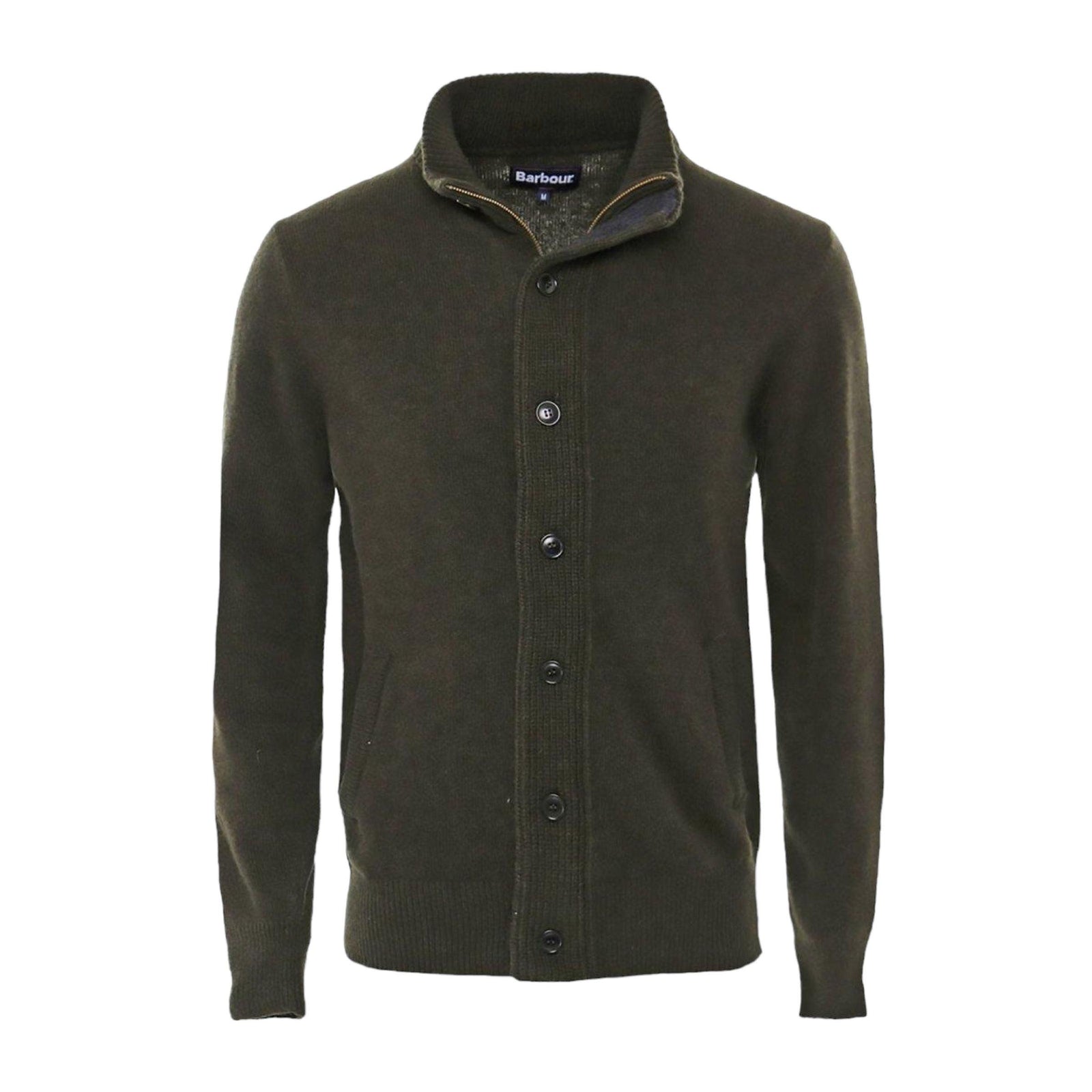 Barbour | Patch Shirt Zip Thru Man Seaweed - Fabbrica Ski Sises