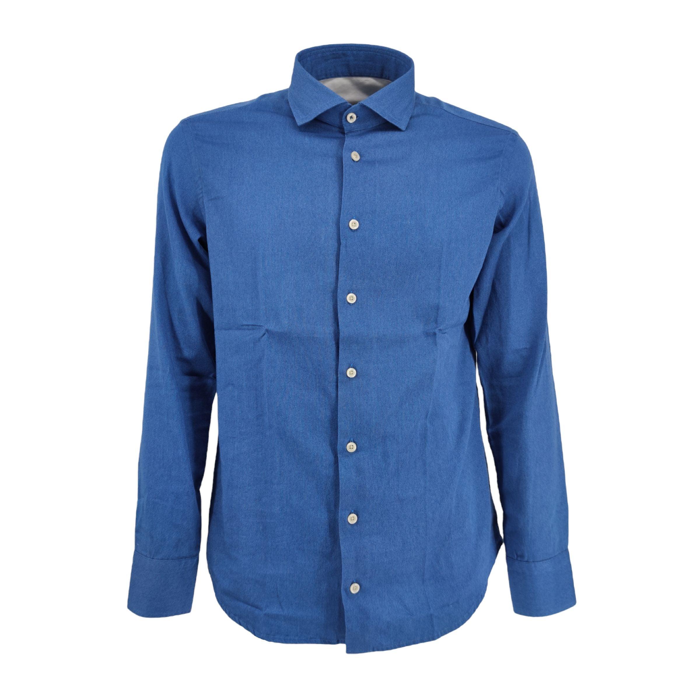 Bastoncino | Camicia Simo Uomo Cobalt Blue - Fabbrica Ski Sises