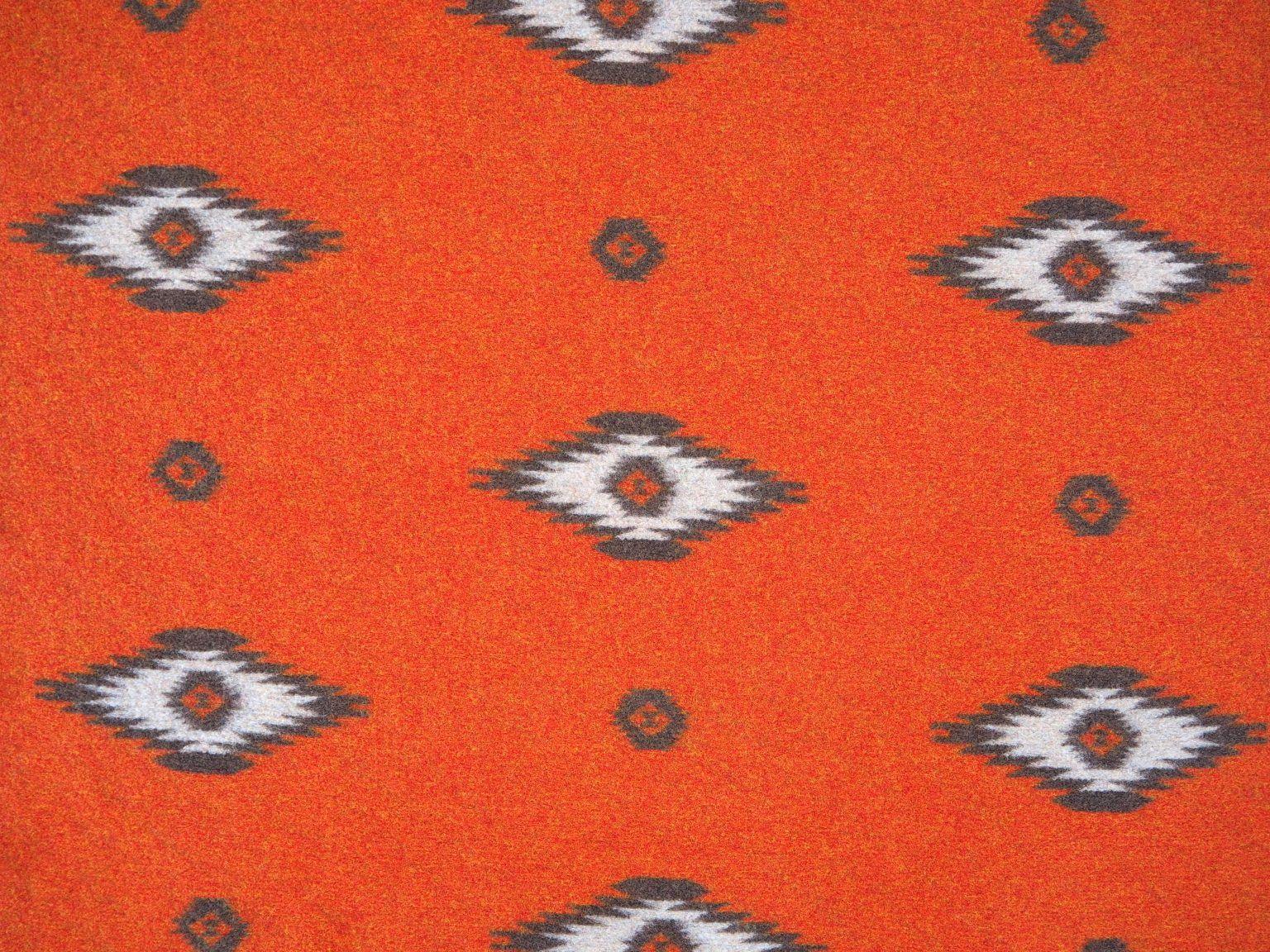 Biella Fabrics | Coperta Oregon Orange - Fabbrica Ski Sises