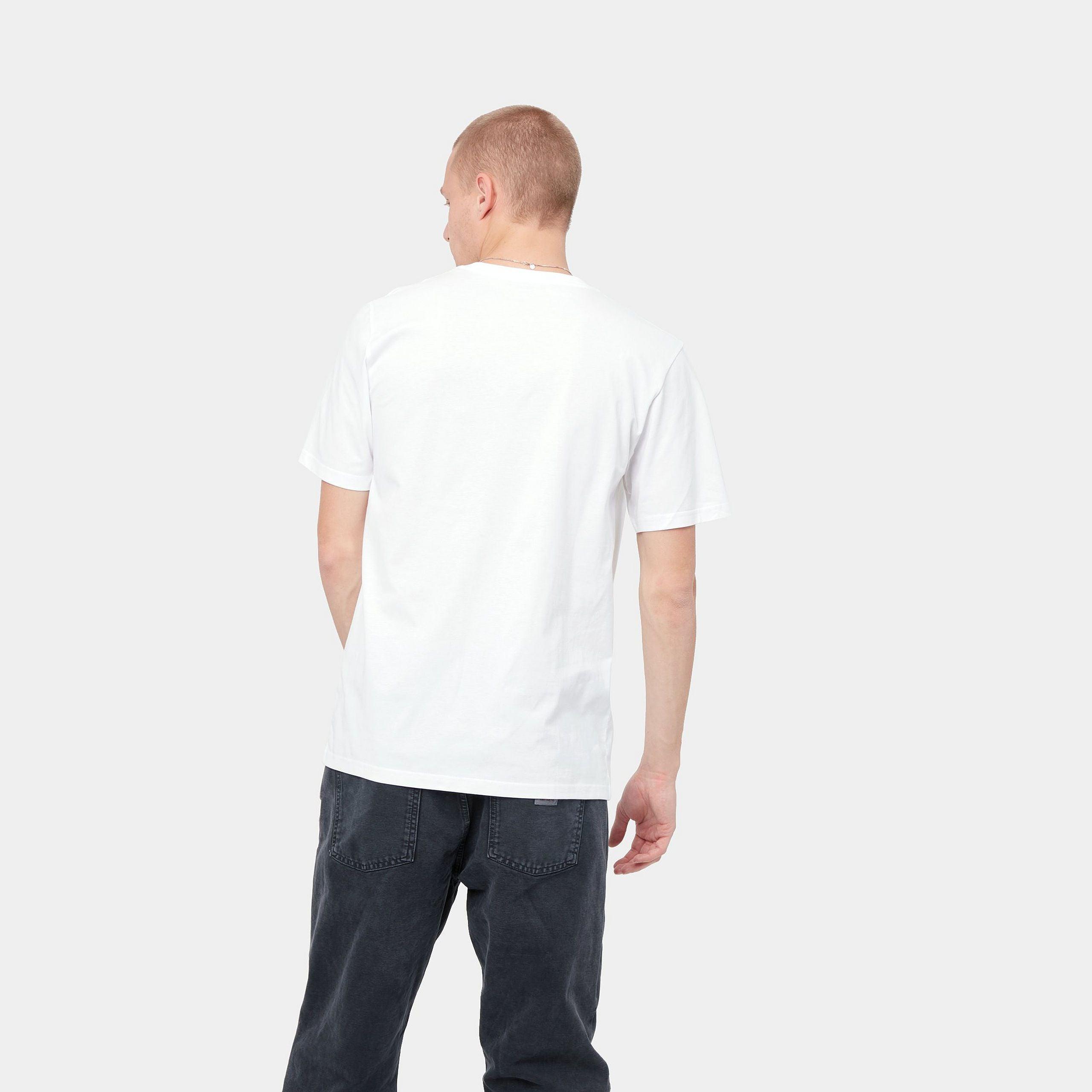 Carhartt | T-shirt S7S Pocket Uomo Bianca - Fabbrica Ski Sises