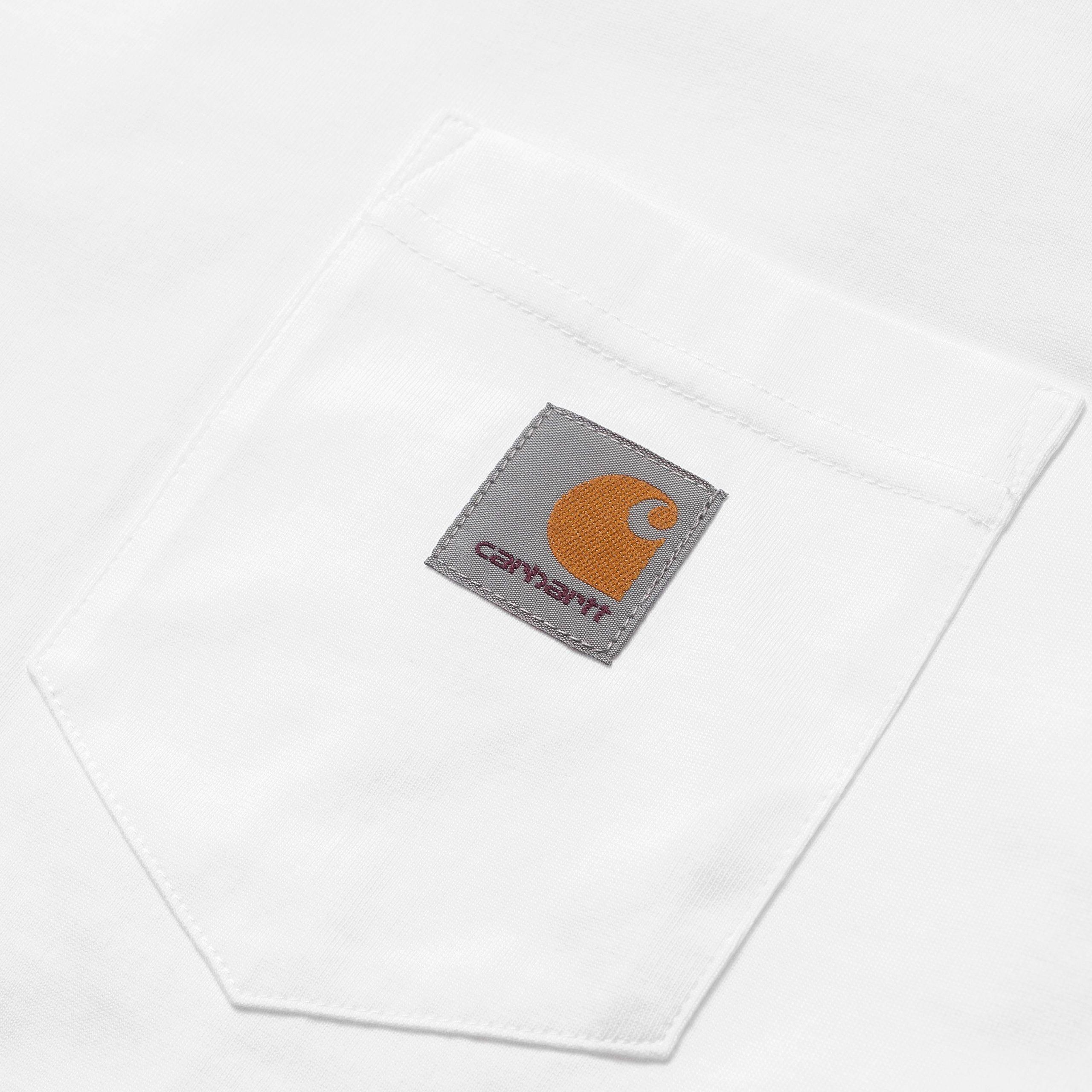 Carhartt | T-shirt S7S Pocket Uomo Bianca - Fabbrica Ski Sises