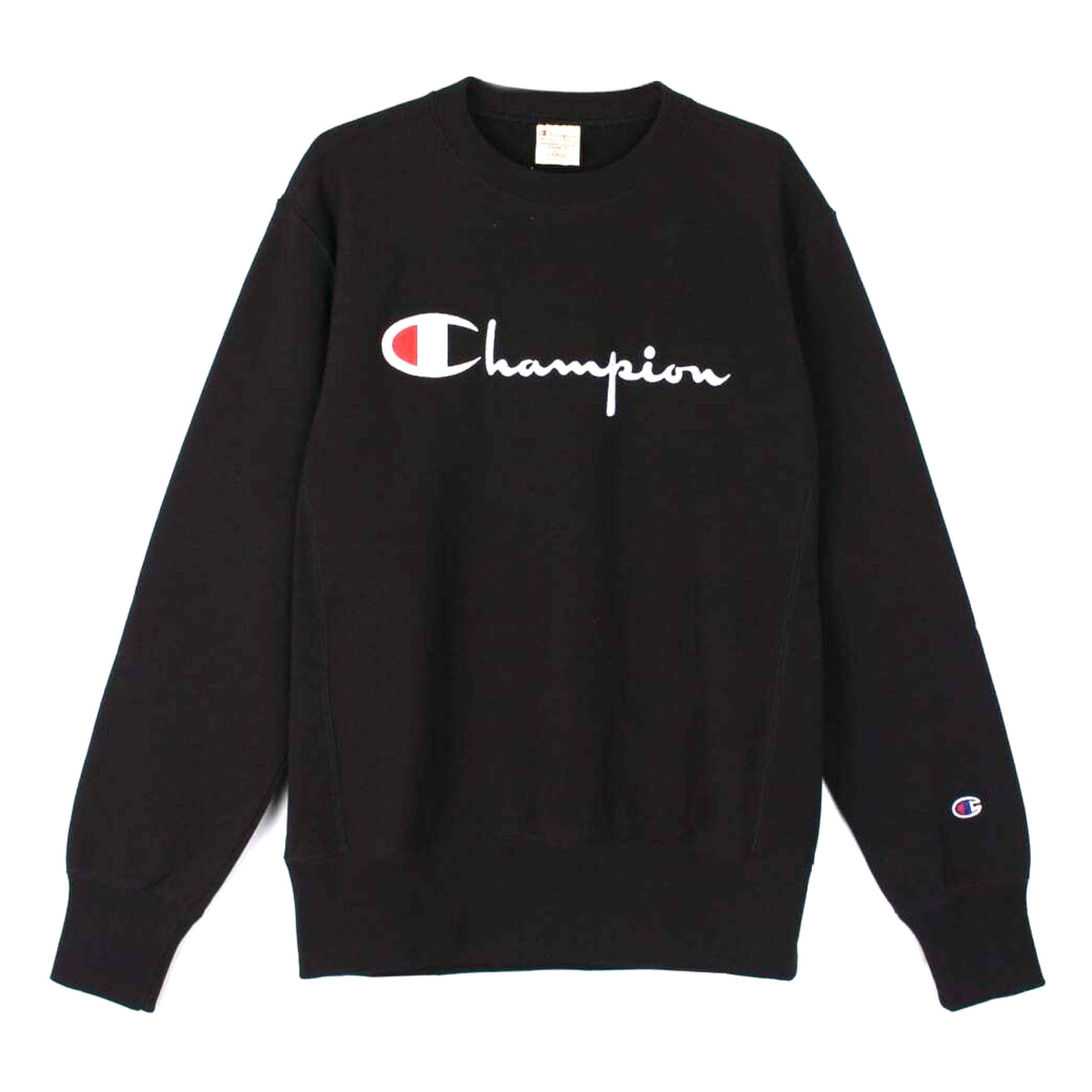 Champion | Maglia Crewneck Uomo Nera - Fabbrica Ski Sises