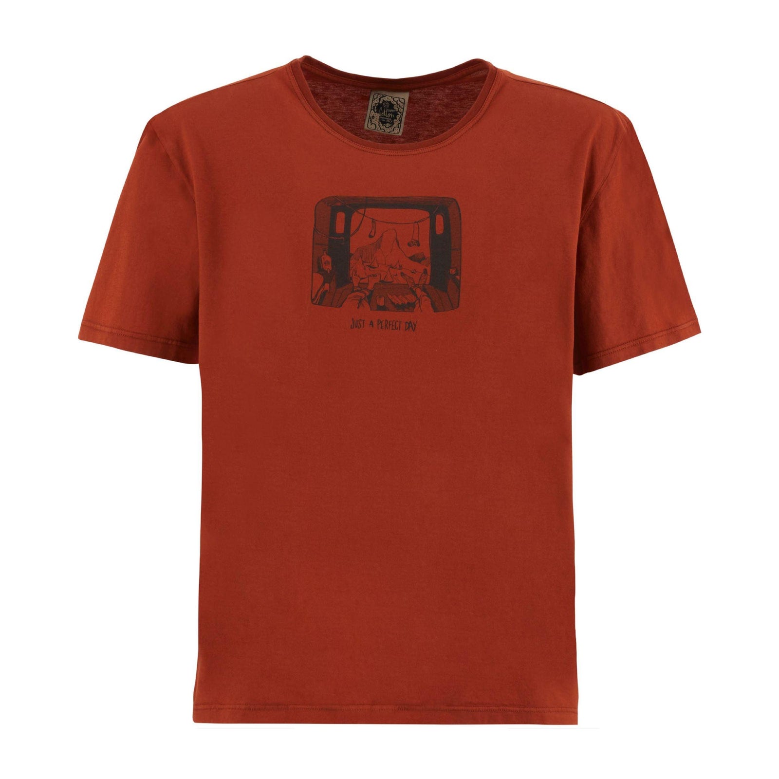 E9 | T-shirt Van Uomo Red Clay - Fabbrica Ski Sises
