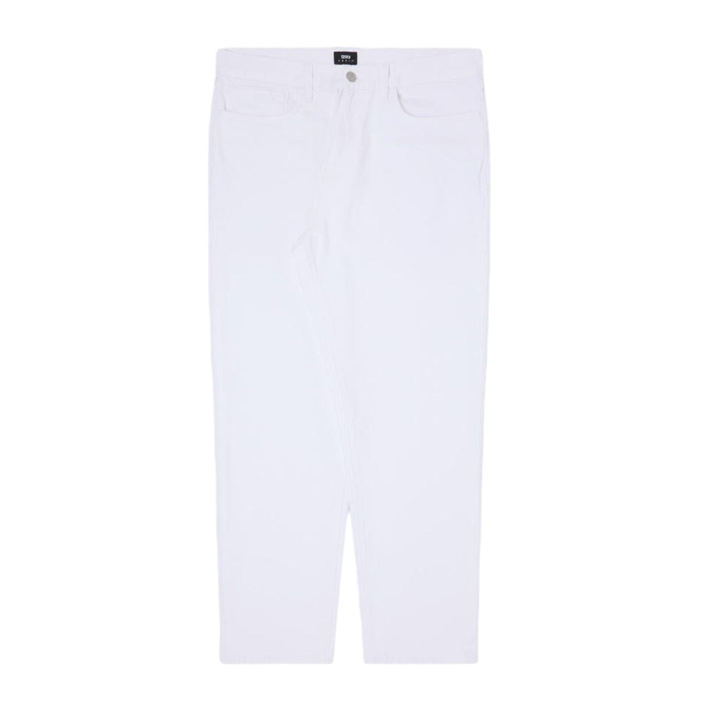 Edwin | Pantaloni Cosmos Uomo Optic White/Garment Dyed - Fabbrica Ski Sises
