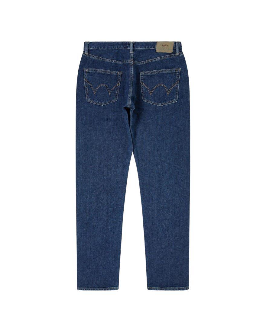 Edwin | Pantaloni Regular Tapered Uomo Blue/Akira Wash - Fabbrica Ski Sises