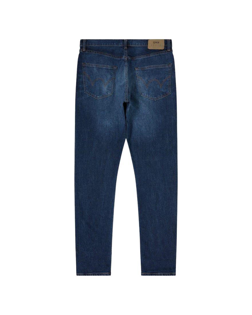 Edwin | Pantaloni Slim Tapered Uomo Blue/Mid Dark Used - Fabbrica Ski Sises