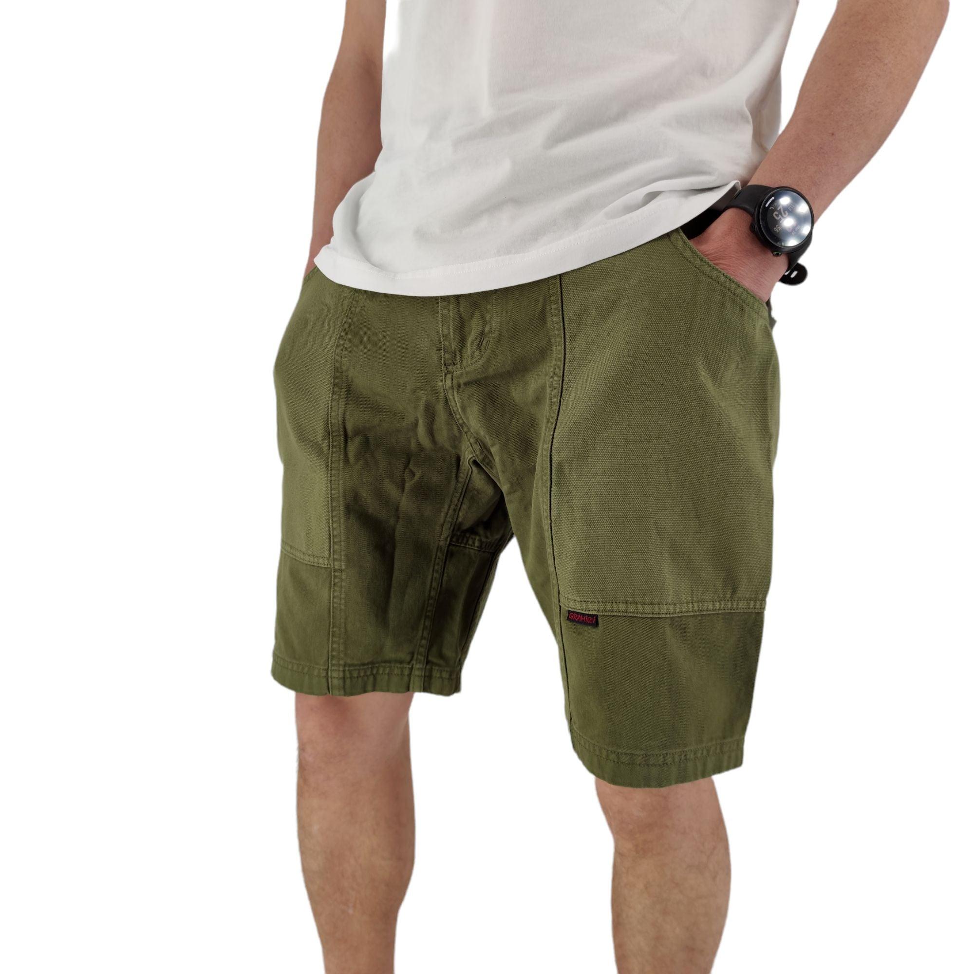 Gramicci | Pantaloncini Gadget Uomo Olive - Fabbrica Ski Sises